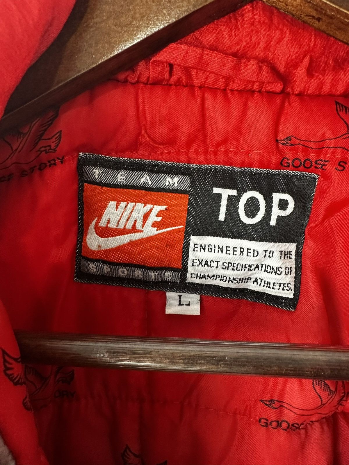 Nike 90s Nike Retro Bootleg Swoosh Jacket Size US L / EU 52-54 / 3 - 5 Thumbnail
