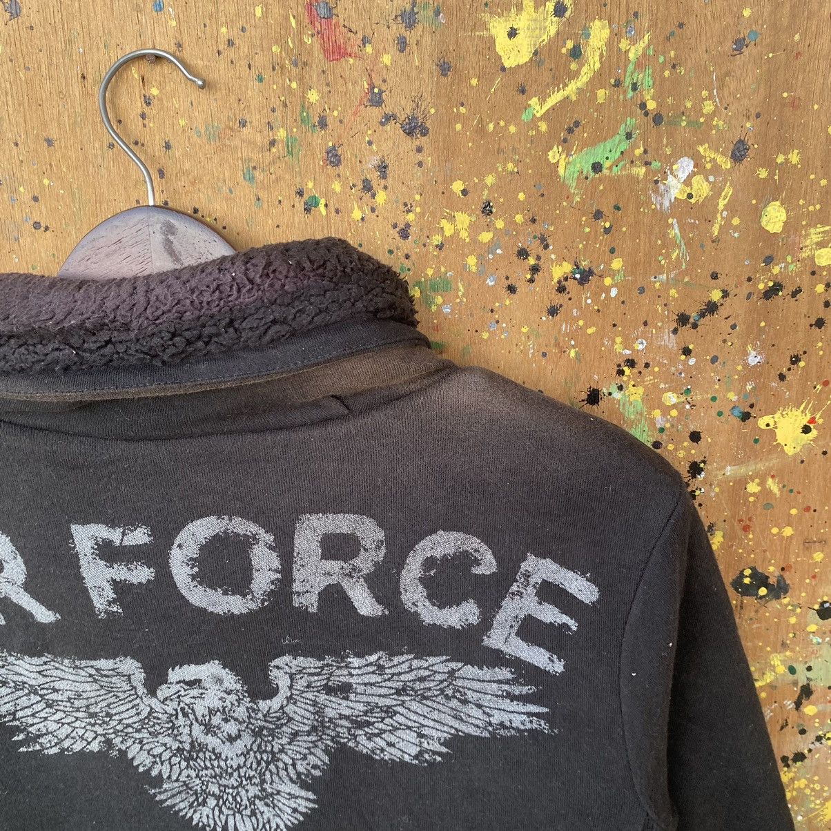 Other Usaf Air Force Inspire Big Logo Sherpa Zipper Jacket Size US S / EU 44-46 / 1 - 8 Thumbnail