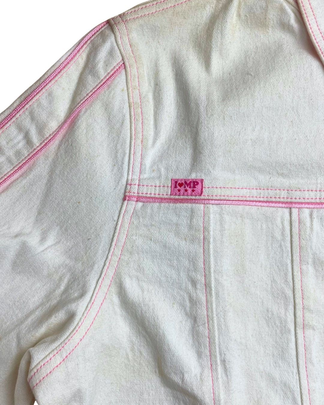 Japanese Brand Mezzo Piano Sweet Graphic Denim Jacket Size S / US 4 / IT 40 - 9 Thumbnail