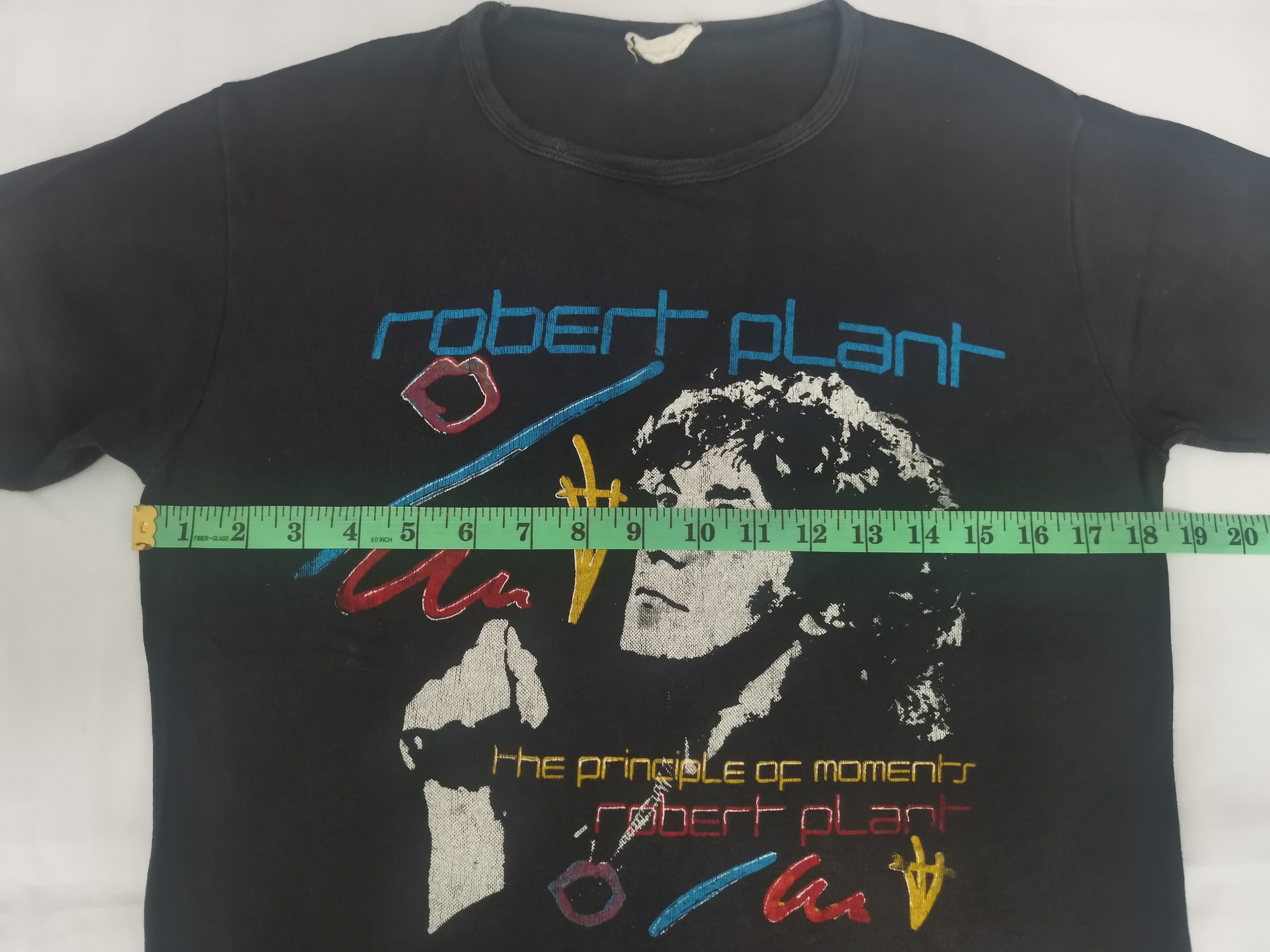 Band Tees Vintage Robert Plant Tour 83 Rock Band Tee Nirvana Morrissey Size US S / EU 44-46 / 1 - 6 Thumbnail