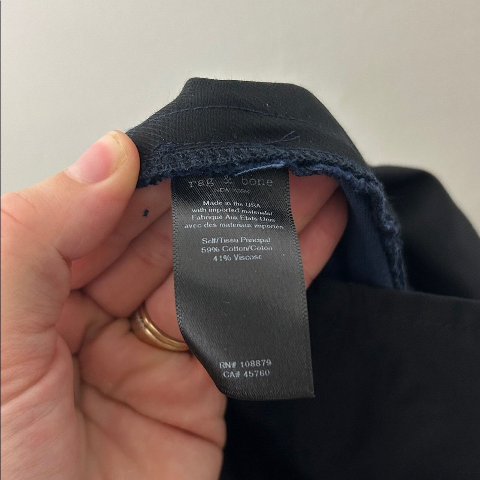 Rag & Bone Rag & Bone Libby High Rise Velvet Trouser Size 27" / US 4 / IT 40 - 6 Thumbnail