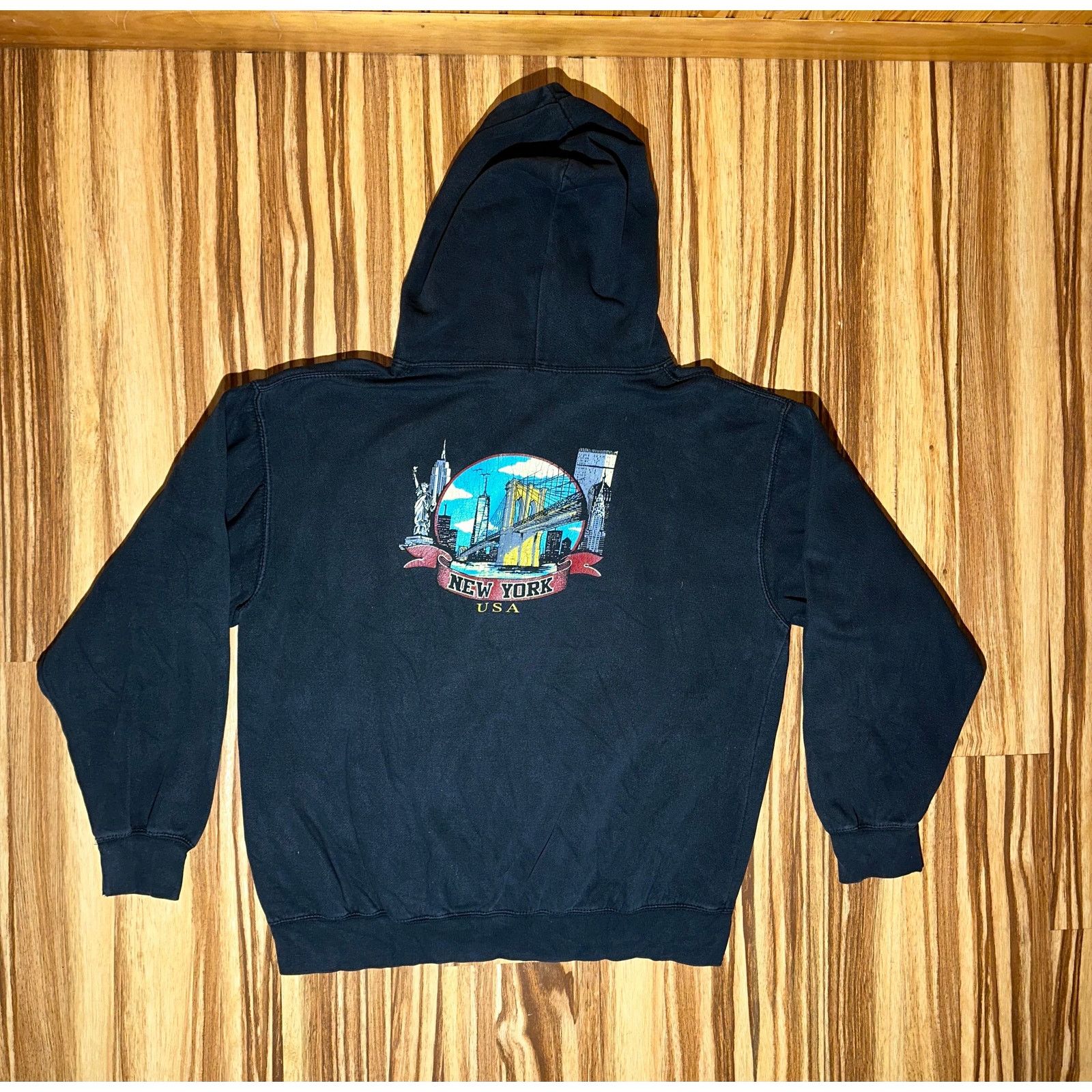 & Other Stories New York USA Black Hoodie Size XL Size US XL / EU 56 / 4 - 7 Thumbnail