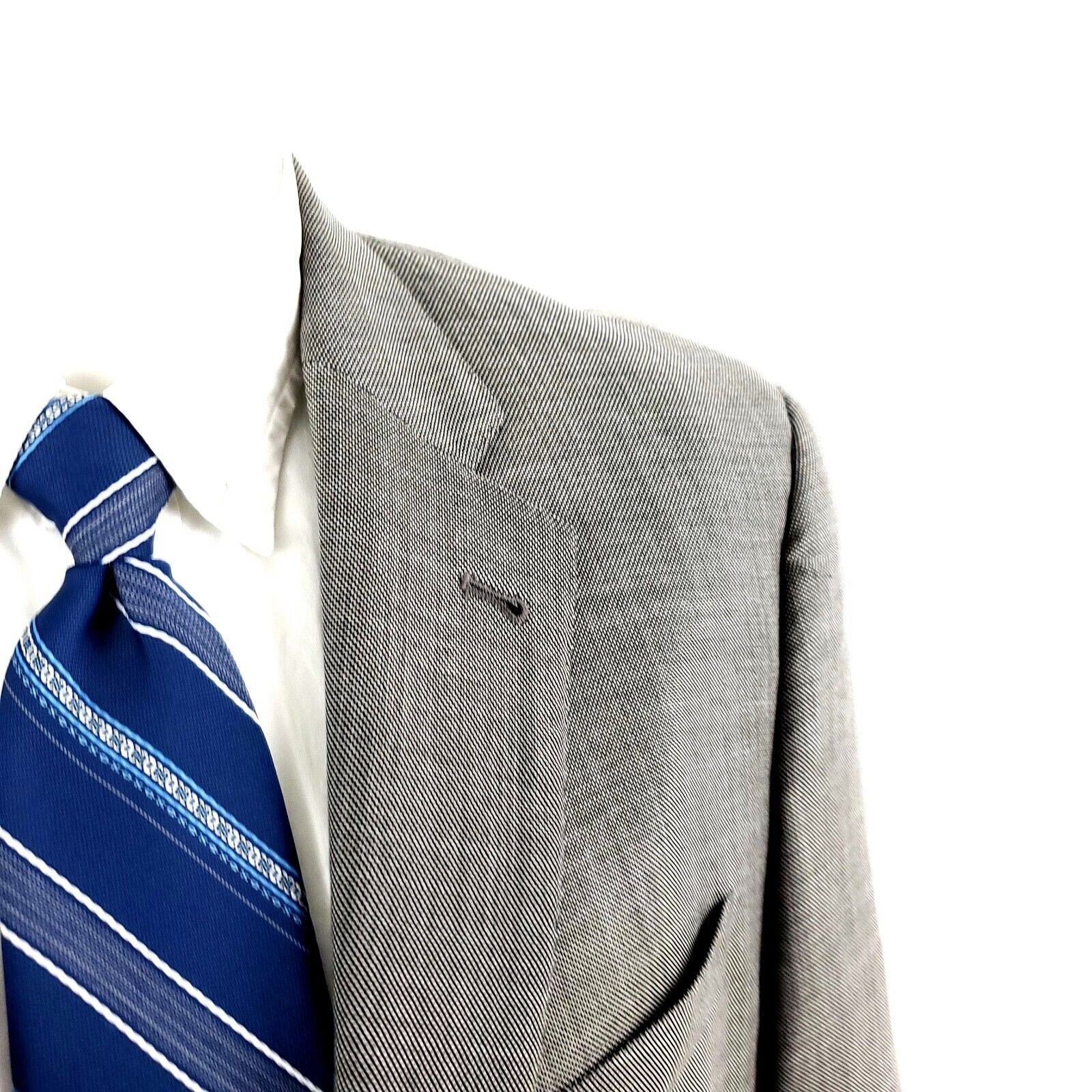 Jos. A. Bank Jos A Bank Signature Gold Wool 2 Button Suit Jacket 40S Whit Size 40S - 2 Thumbnail