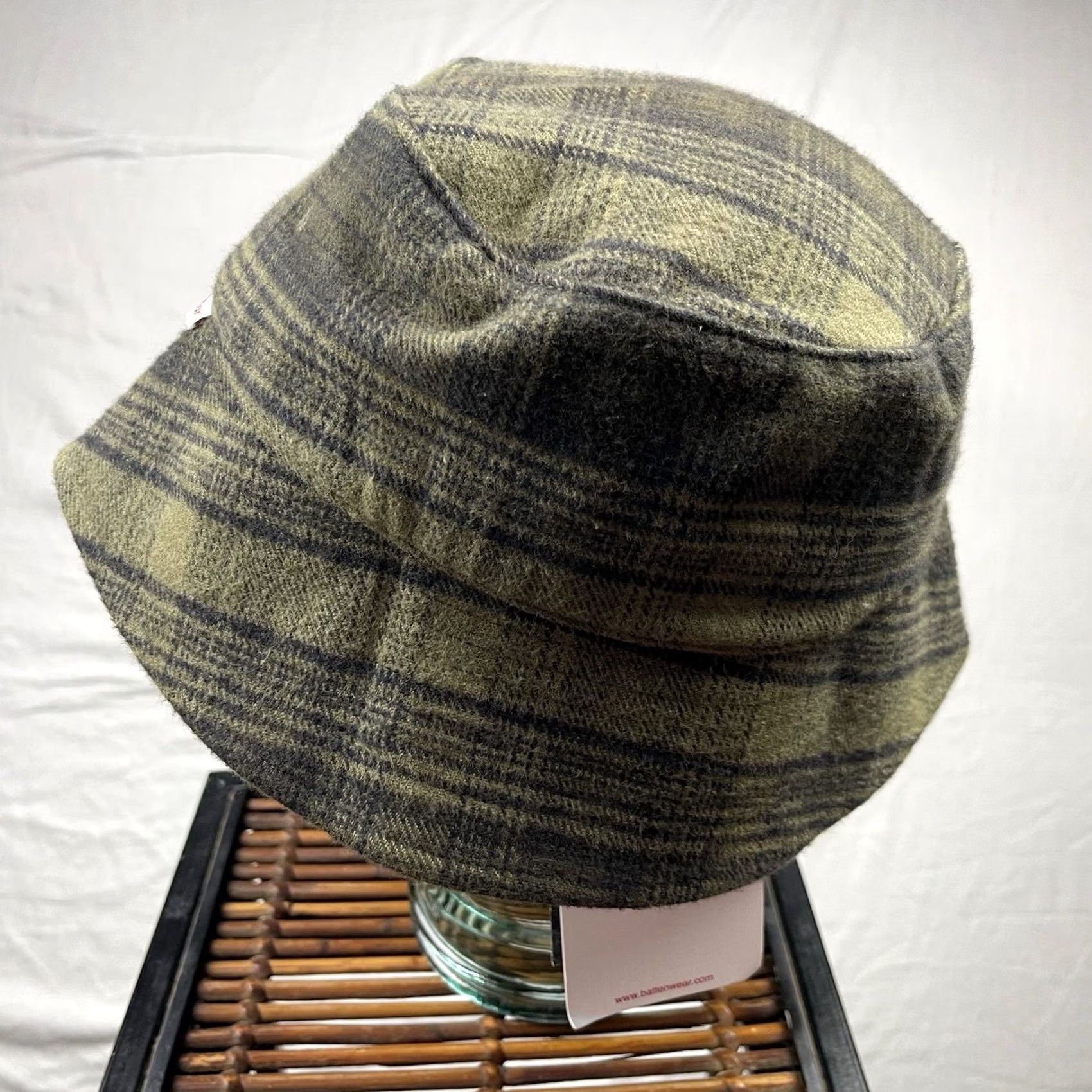 Battenwear Battenwear Bucket Hat Mens XL Green Plaid Flannel Outdoor Made In USA Size ONE SIZE - 6 Thumbnail