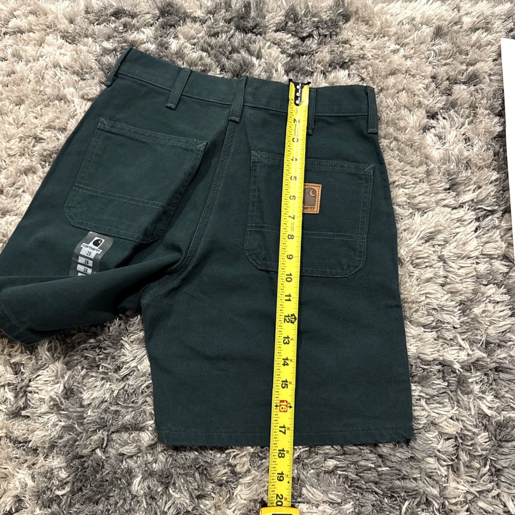 Carhartt VINTAGE Carhartt Jorts 90s Green Denim B30 EVG HTF RARE Men’s 28 Cargo BNWT Size US 28 / EU 44 - 5 Thumbnail