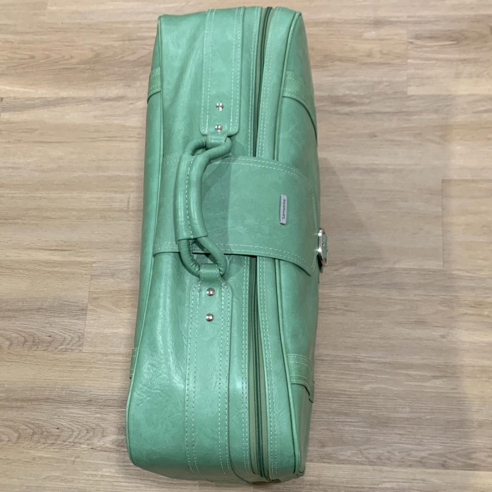 Samsonite Retro Luggage Vintage 1976 Samsonite Green Suitcase & More Size ONE SIZE - 8 Thumbnail