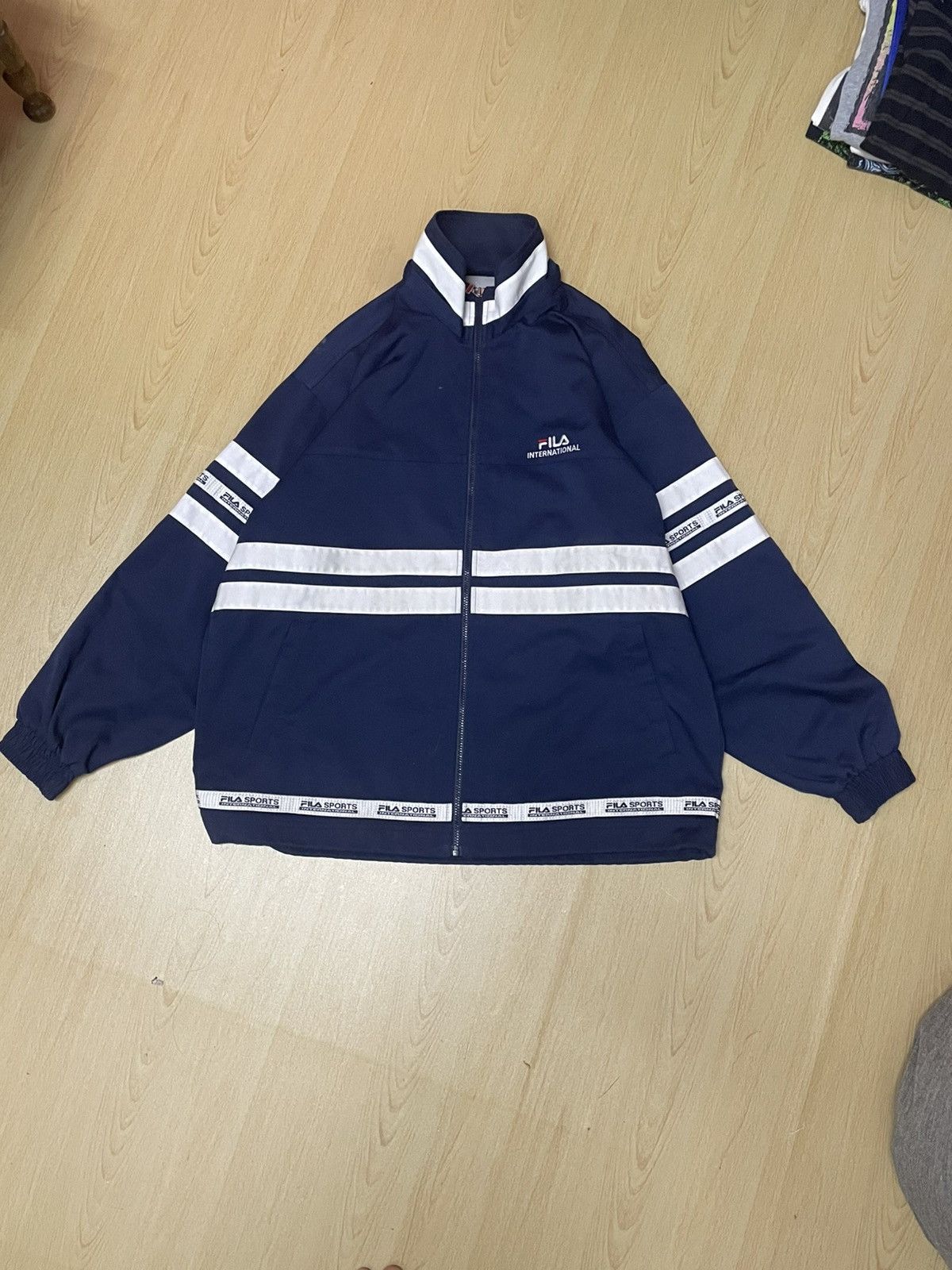 Fila Fila tracktop Jacket zipper Size US M / EU 48-50 / 2 - 2 Thumbnail