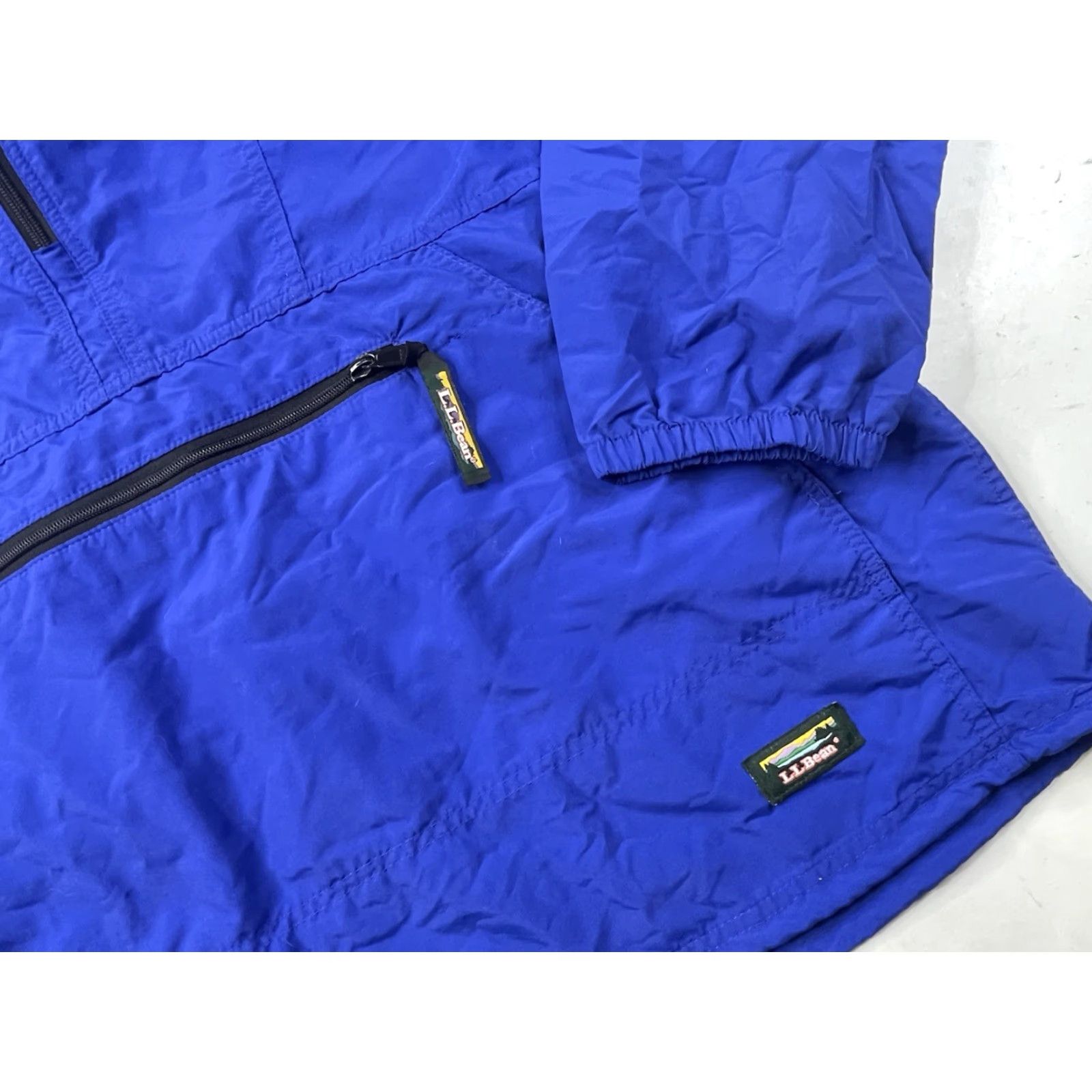 Vintage VINTAGE L.L. Bean Anorak Jacket USA Men's XL Blue Nylon Zip Pullover Windbreaker Size US XL / EU 56 / 4 - 2 Thumbnail