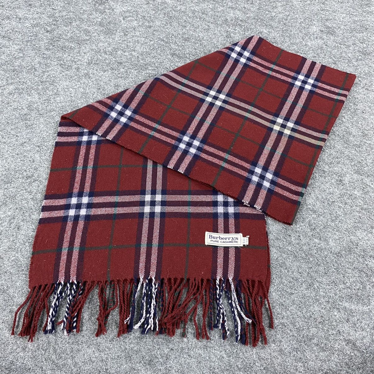 Burberry × Vintage Burberrys Scarf D137 # Muffler # Neckwear # Size ONE SIZE - 5 Thumbnail
