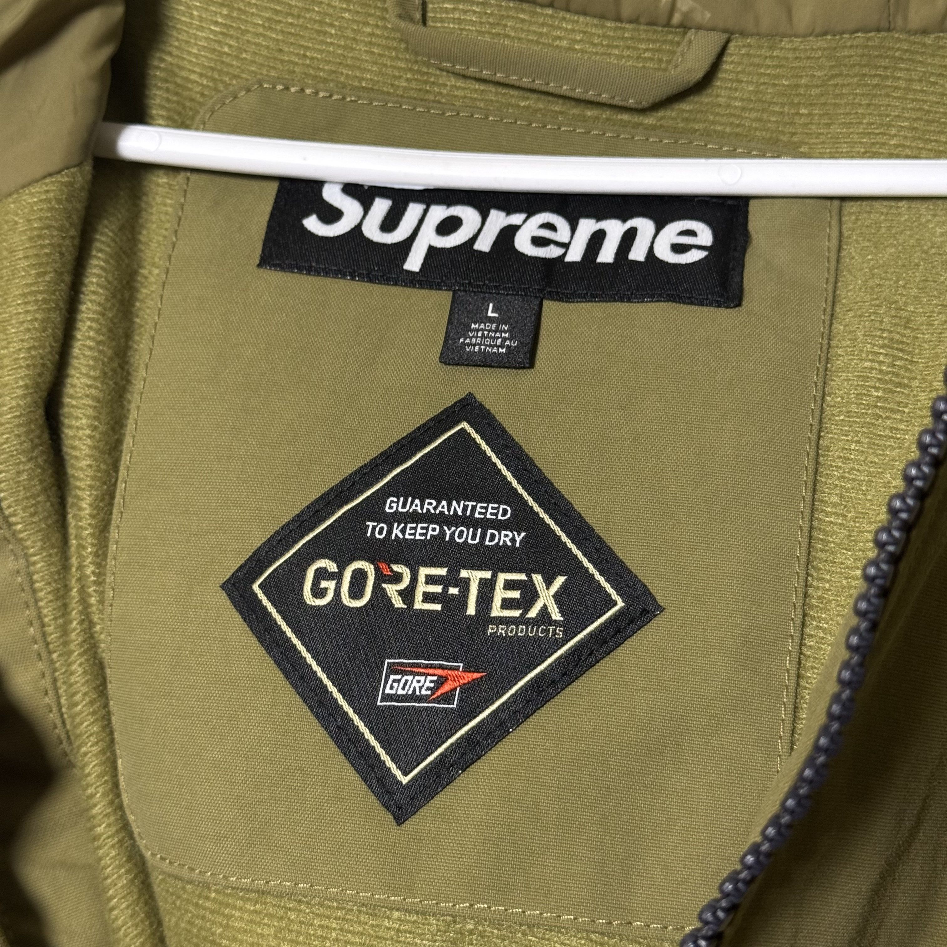 Supreme Supreme x Goretex Striped Hooded Jacket Size US L / EU 52-54 / 3 - 5 Thumbnail