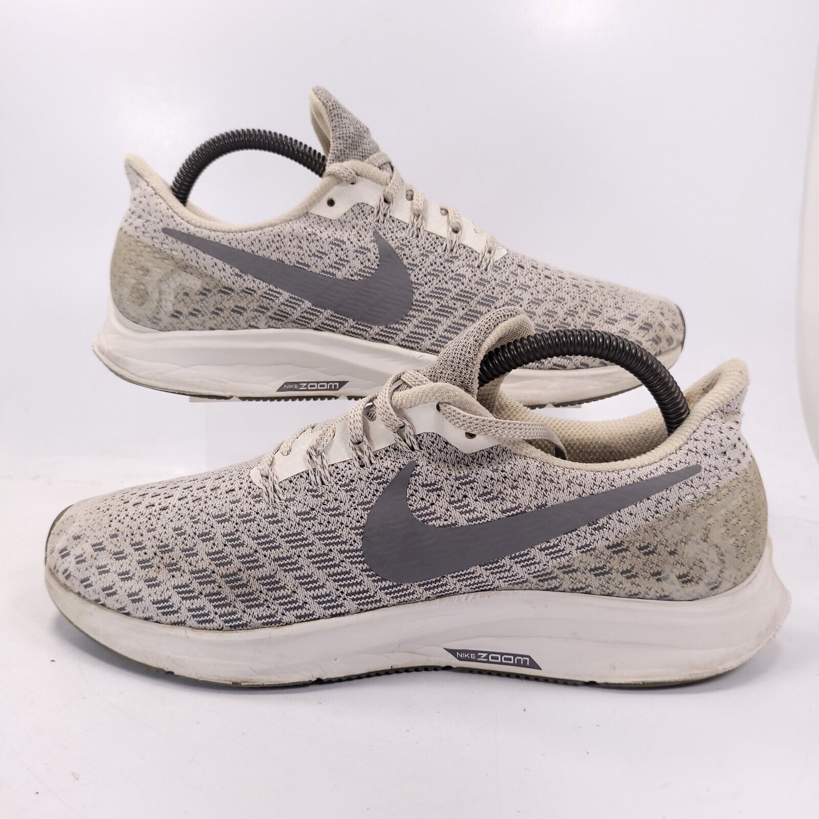 Nike Nike Zoom Pegasus 35 Shoe Women Size 9 942855-004 Gray White Size US 9 / IT 39 - 5 Thumbnail