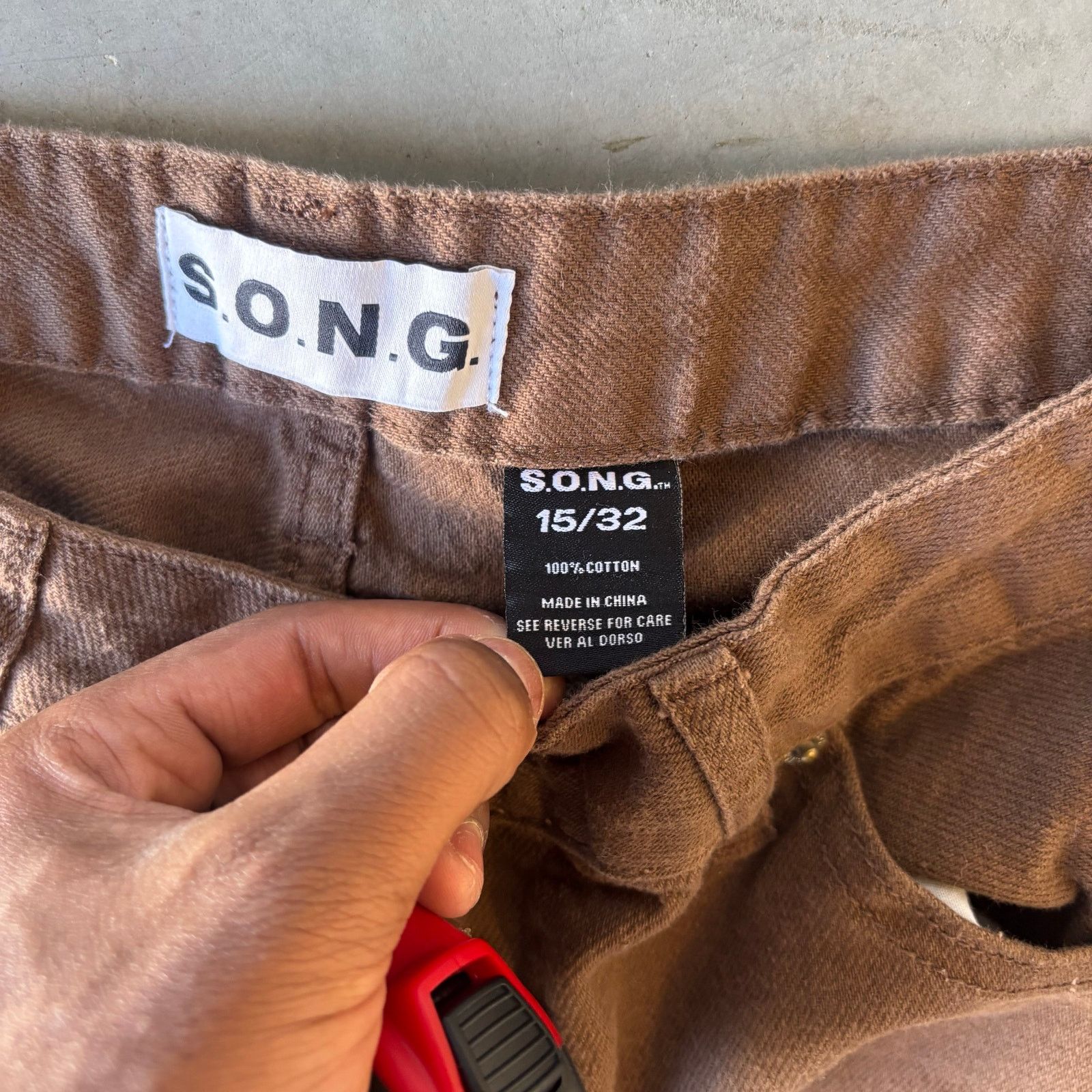 Vintage Vintage Brown Earthtone Baggy Utility Cargo Pants Size US 28 / EU 44 - 6 Thumbnail