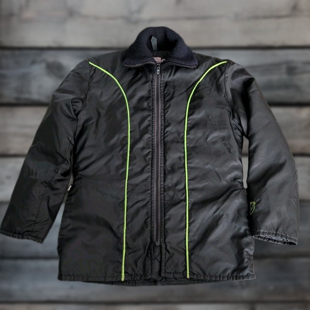 Vintage VINTAGE Arctic Cat Arcticwear Snow Jacket Quilt Lined Womens M USA Made Black Full Zip Pockets 80s 70s Winter Jacket Womens Size M / US 6-8 / IT 42-44 - 1 Thumbnail
