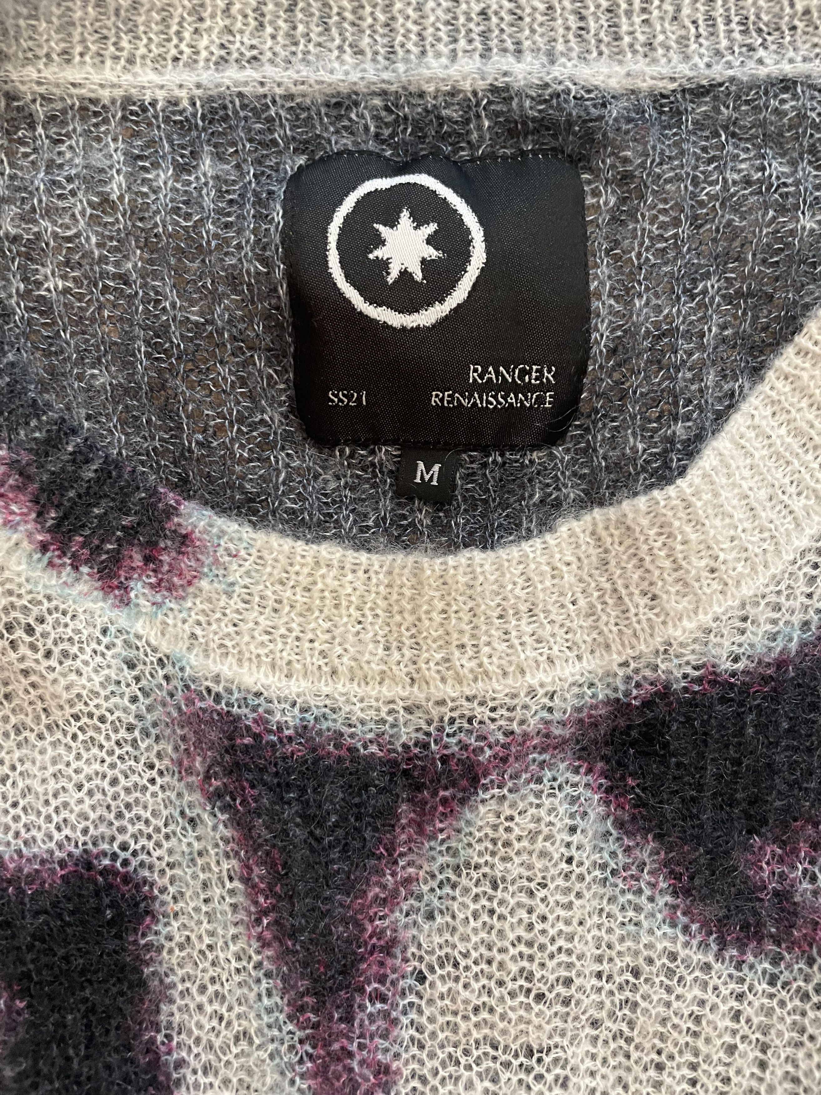Japanese Brand Ranger Cartel Sisters Mohair Loose Knit Sweater Size US M / EU 48-50 / 2 - 3 Thumbnail
