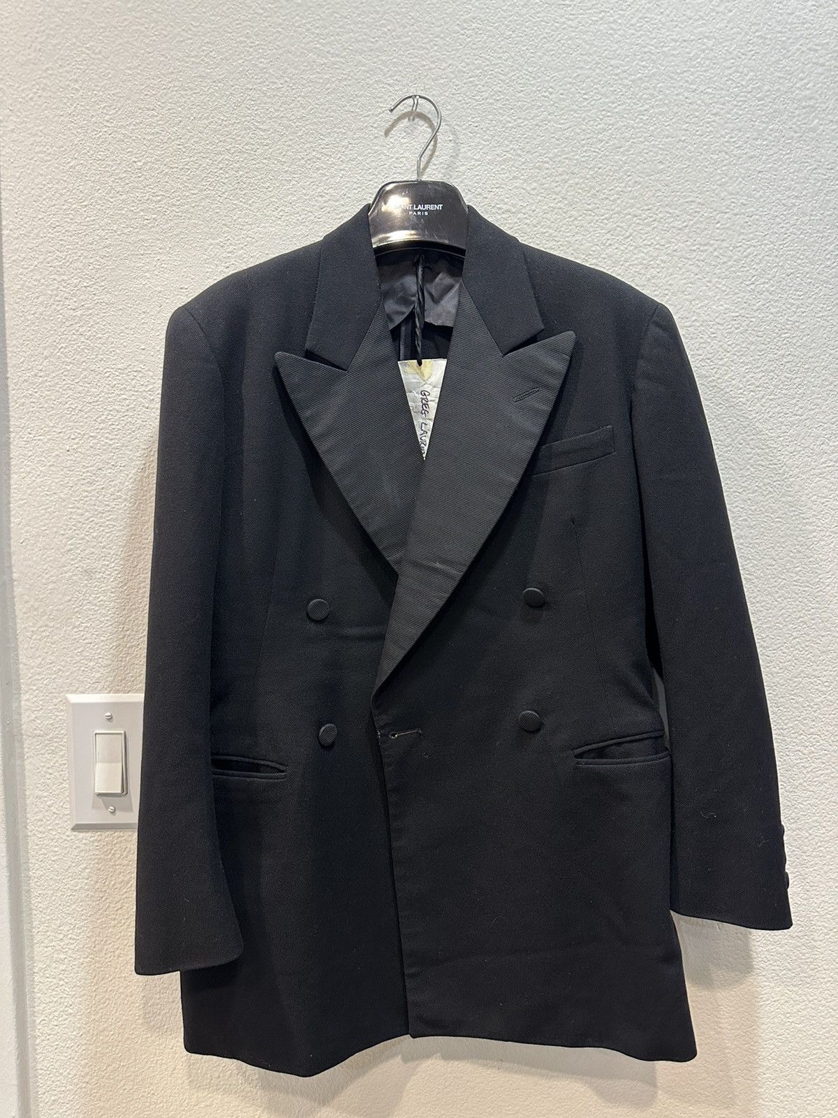 Greg Lauren Sample Double Breasted Wool Blazer Size US L / EU 52-54 / 3 - 1 Thumbnail