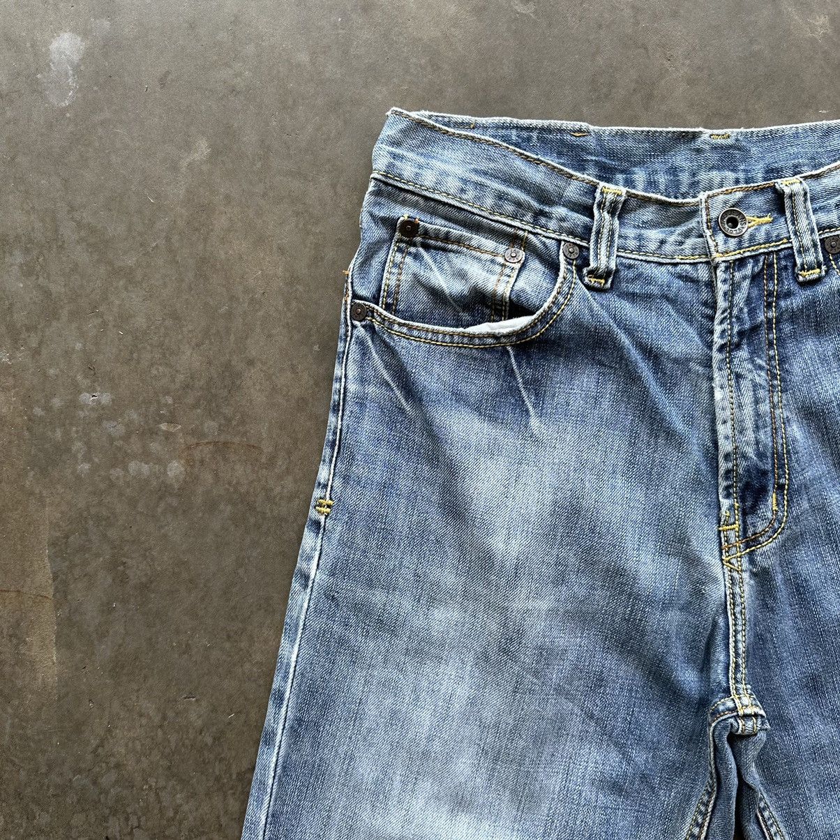 Japanese Brand Vintage Jag Distressed Faded Denim Jean Pant W29 Size US 29 - 5 Thumbnail