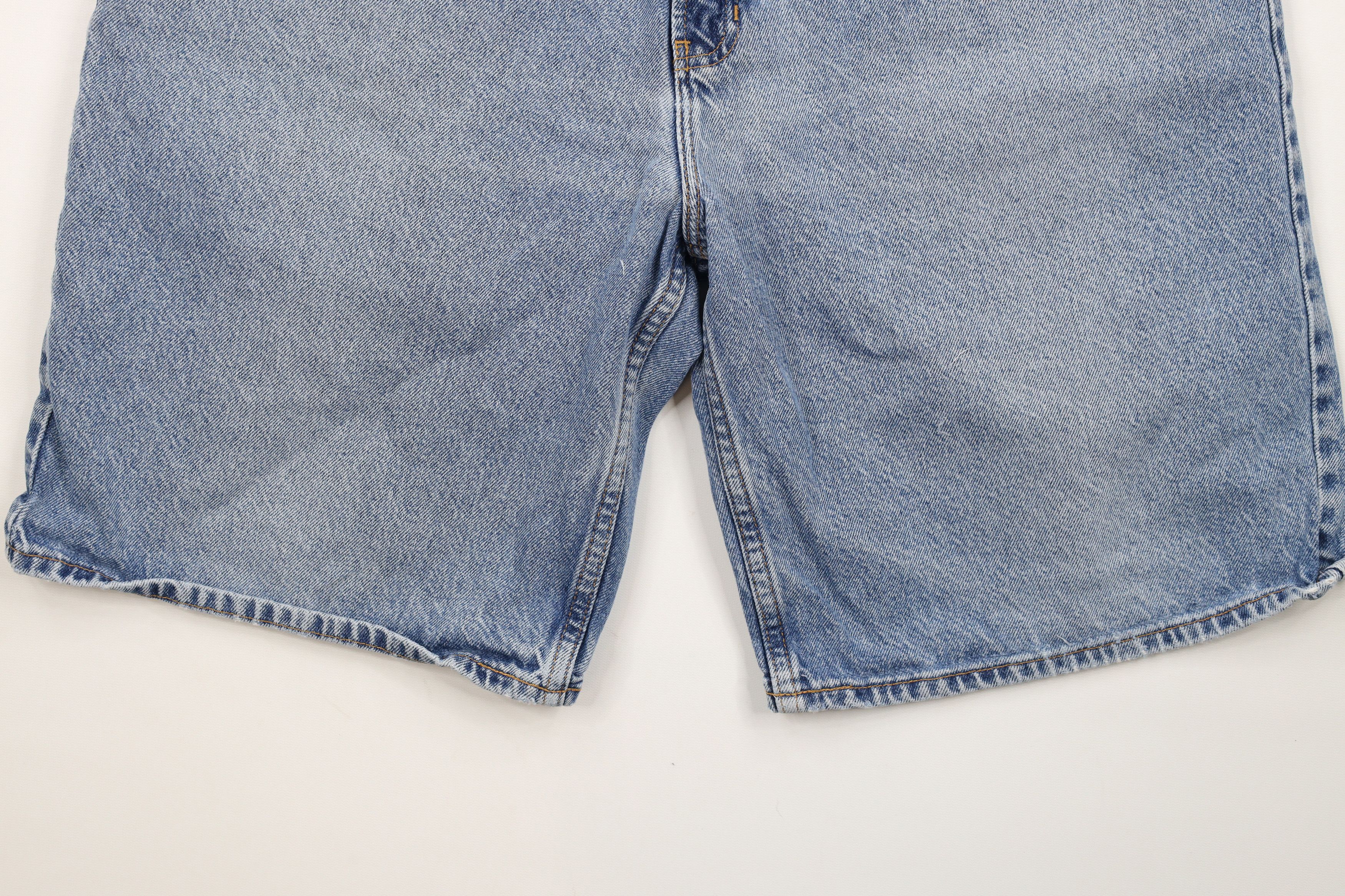 Tommy Hilfiger × Vintage Vintage 90s Tommy Hilfiger Baggy Fit Denim Jean Shorts Jorts Size US 38 / EU 54 - 4 Thumbnail