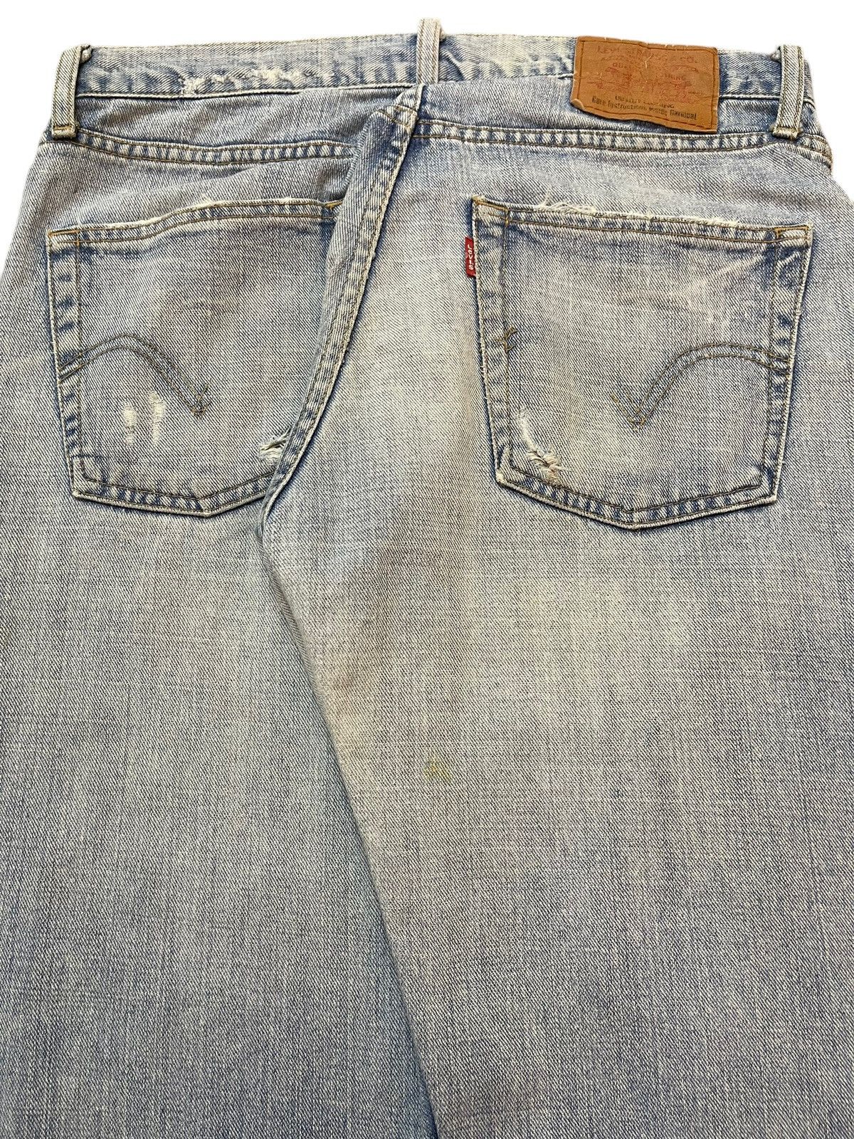Levi's Vintage 90s Levis Blue Faded Wash Distress Baggy Jeans Size US 32 / EU 48 - 6 Thumbnail