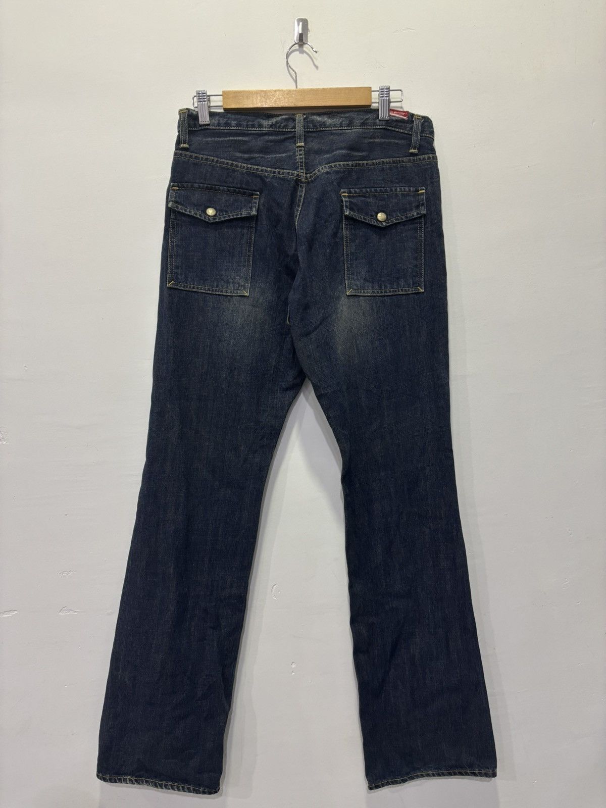 Japanese Brand Japanese Blue Way Bootcut Bush Pant Jeans Size US 32 / EU 48 - 2 Thumbnail