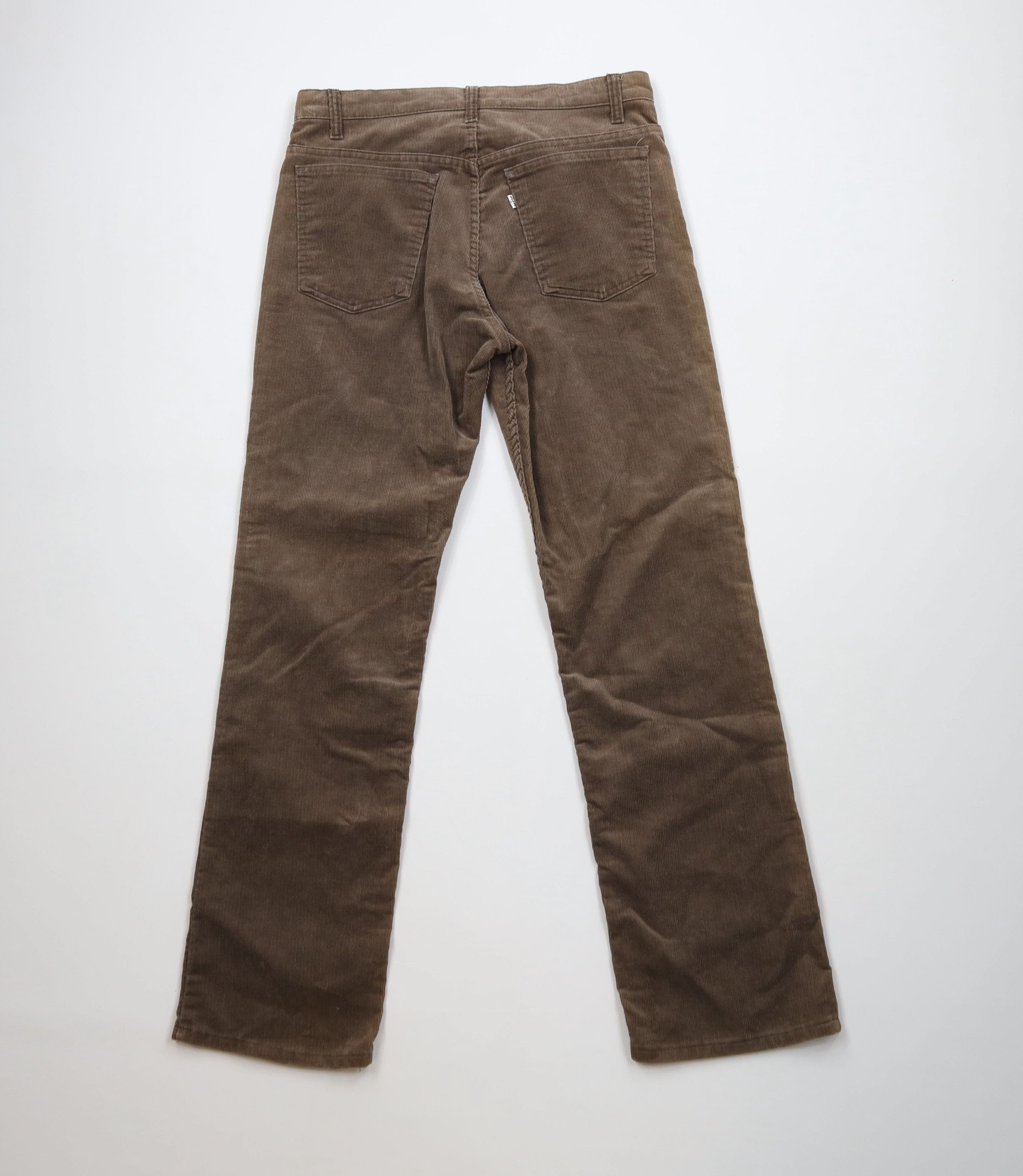 Levi's Vintage 80s Levis Leg Corduroy Chino Pants Brown USA Size US 32 / EU 48 - 11 Thumbnail