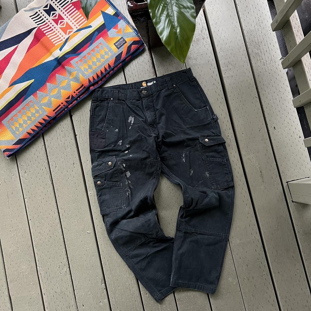 Carhartt × Vintage Carhartt Double Knee Cargo Pants Size US 38 / EU 54 - 2 Thumbnail