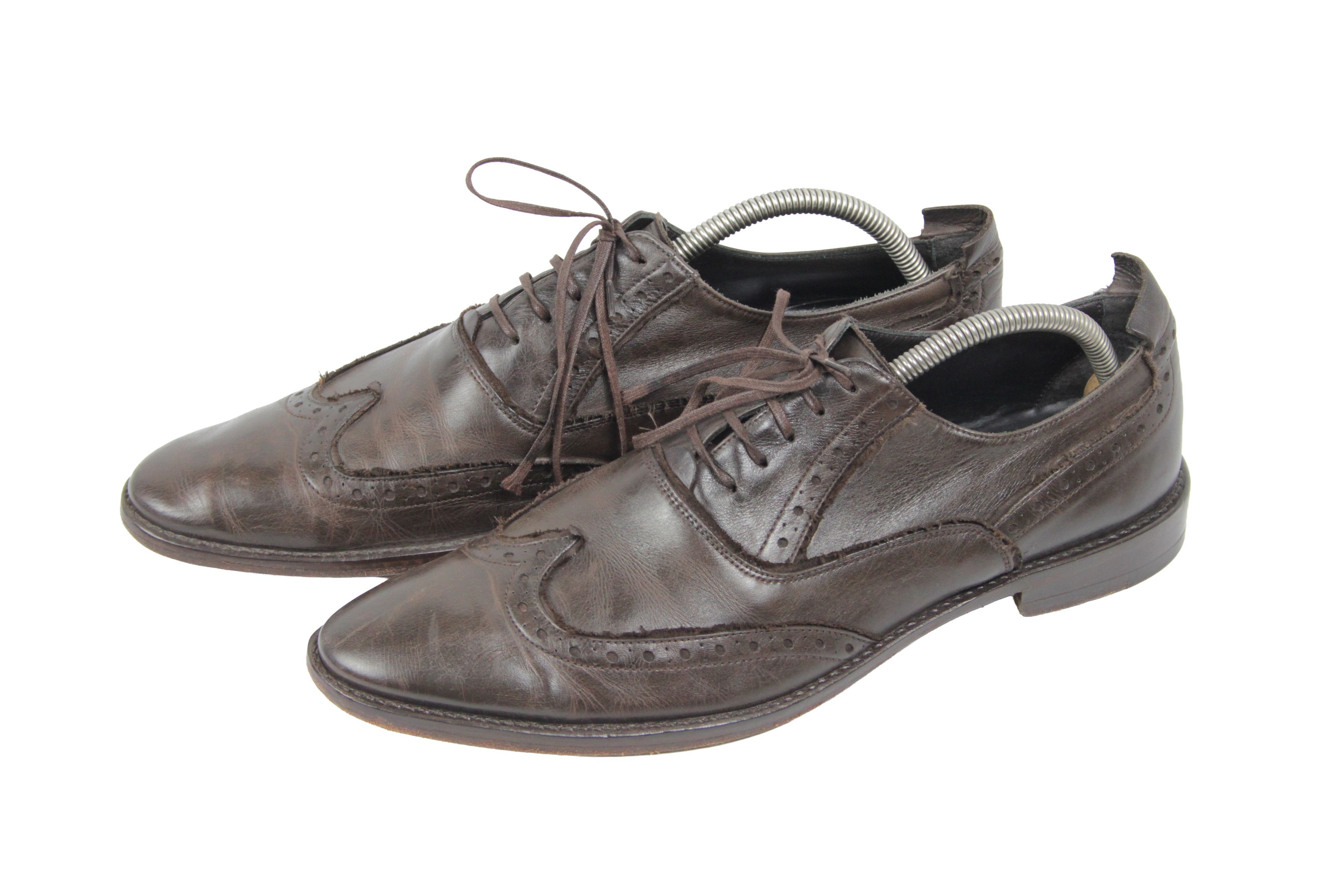 Sonia Rykiel Leather Grunge Brogue Size US 9 / EU 42 - 3 Thumbnail