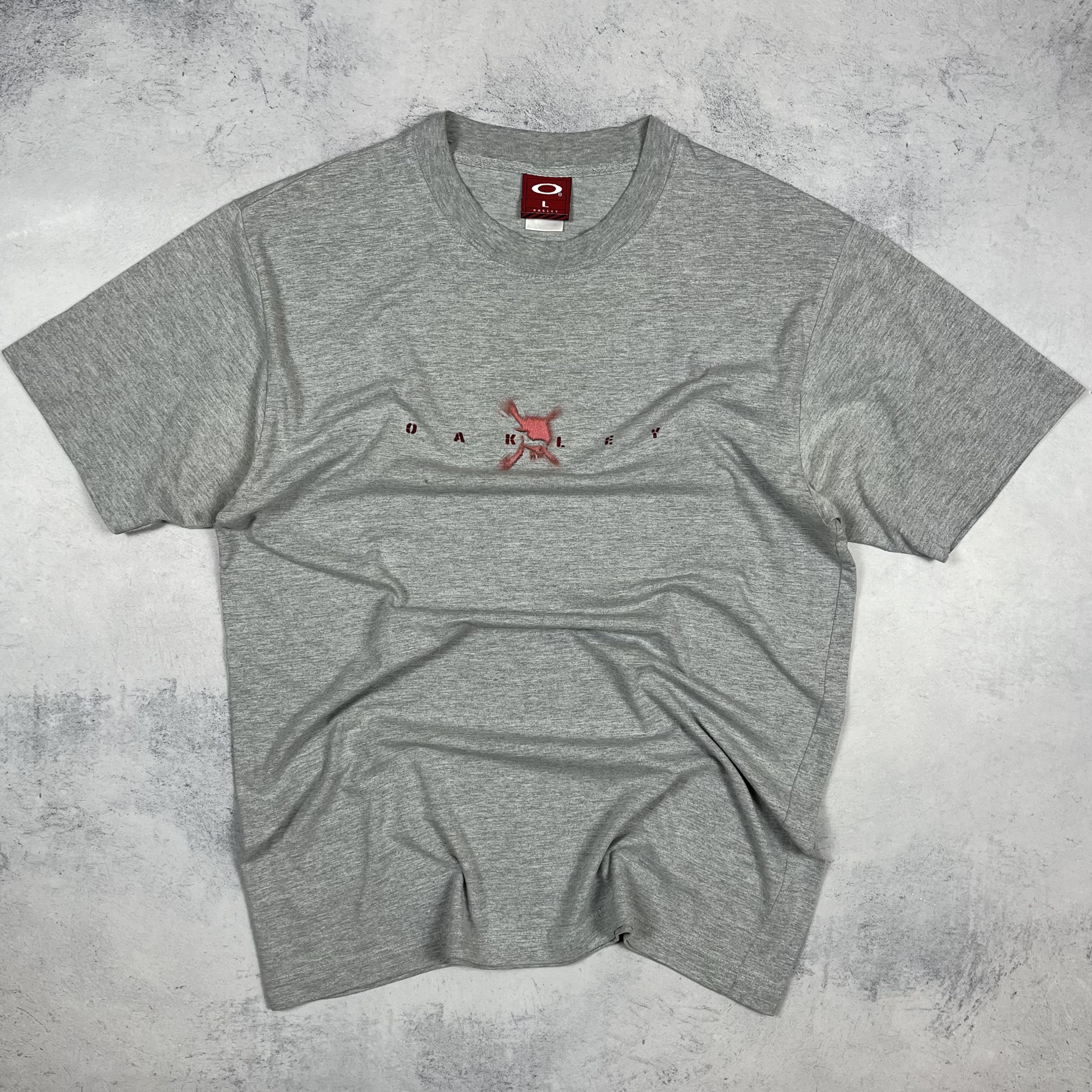 Oakley Vintage Oakley Software Skulls Big Logo T Shirt 90’s Size US L / EU 52-54 / 3 - 2 Thumbnail