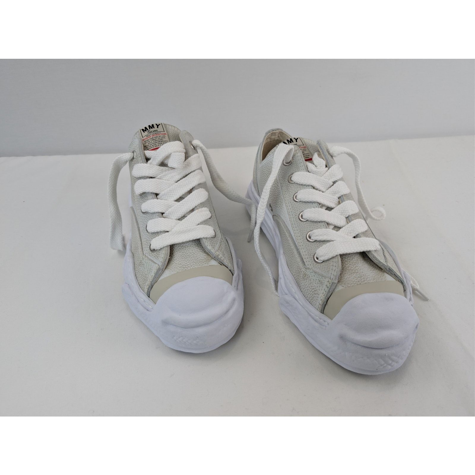 Maison MIHARA YASUHIRO o1rshd1 Hank Original Sole Brushed Sneaker in White Size US 12 / EU 45 - 6 Thumbnail