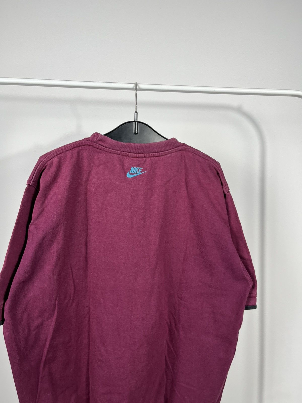 Nike Vintage Nike Force T Shirt Burgundy Logo Crewneck Size US XL / EU 56 / 4 - 11 Thumbnail