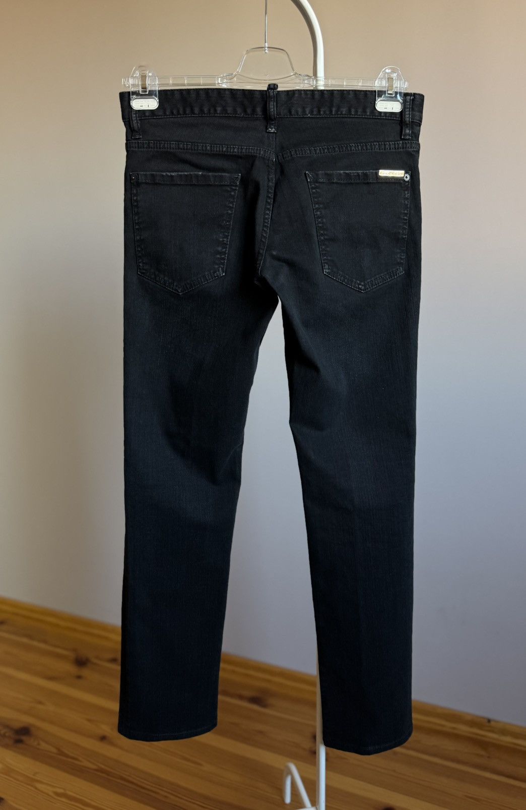 Dsquared2 Dsquared2 Metal Logo Denim Pants Black Jeans 48 Size US 30 / EU 46 - 4 Thumbnail