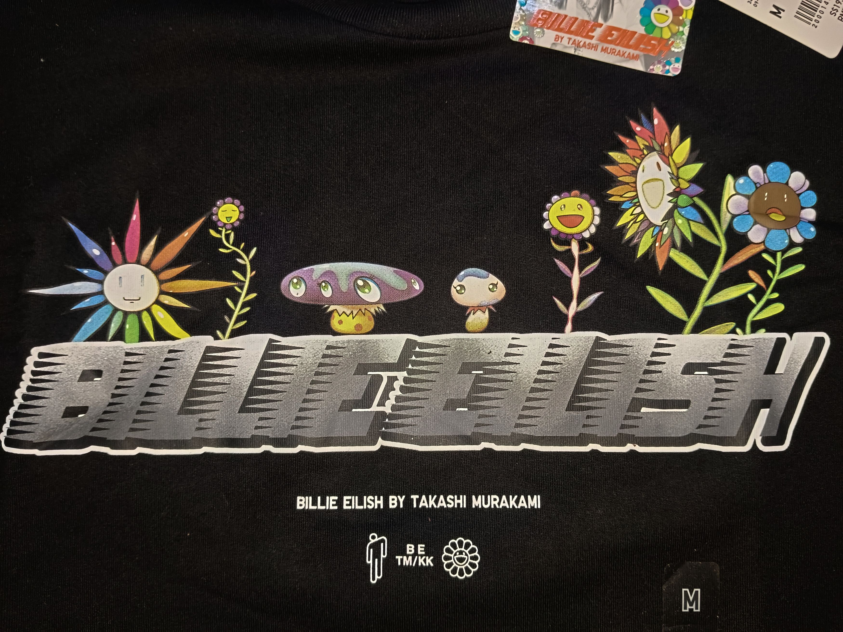 Billie Eilish × Japanese Brand × Takashi Murakami Rare Uniqlo UT X Takashi Murakami X Billie EilishT-Shirt Size US L / EU 52-54 / 3 - 4 Thumbnail