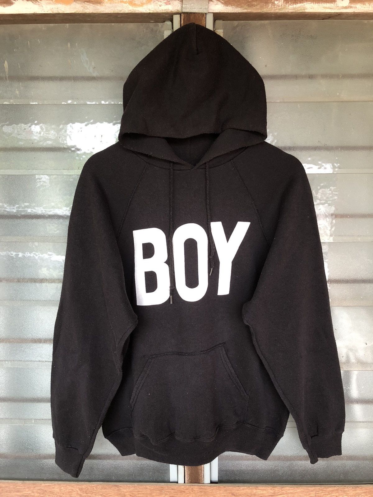 Boy London Vintage 90's Boy London Hoodie Size US L / EU 52-54 / 3 - 4 Thumbnail