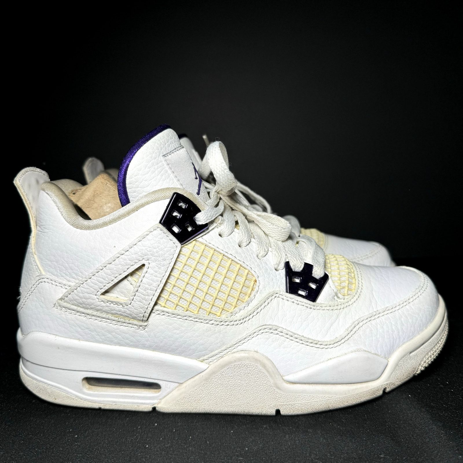 Jordan Brand × Nike Size 6 - Air Jordan 4 Retro GS Purple Metallic Men's Shoes Size US 6 / EU 39 - 1 Thumbnail
