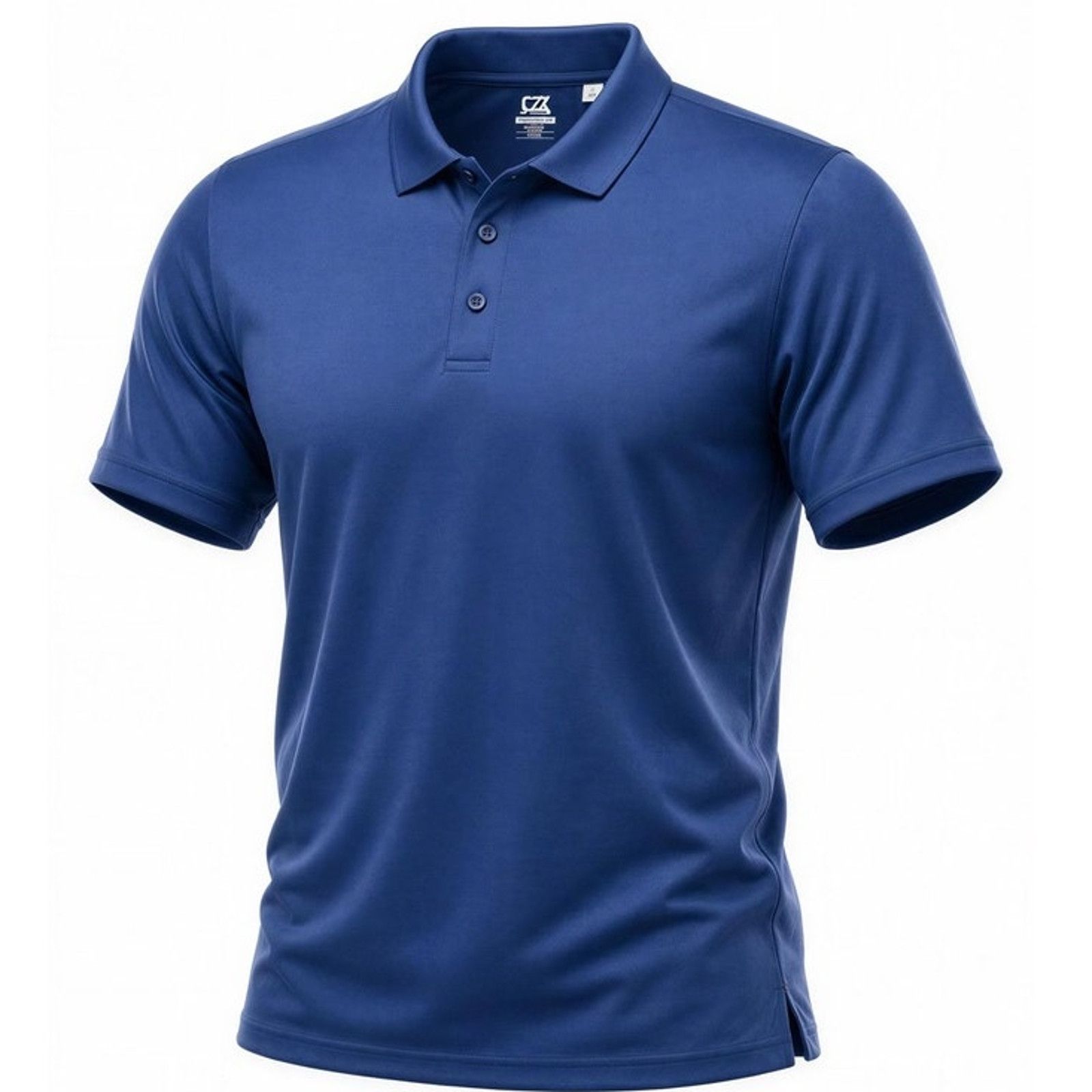 Cutter & Buck Cutter & Buck Men's Polo Shirt Size Large Blue Solid Size US L / EU 52-54 / 3 - 1 Thumbnail