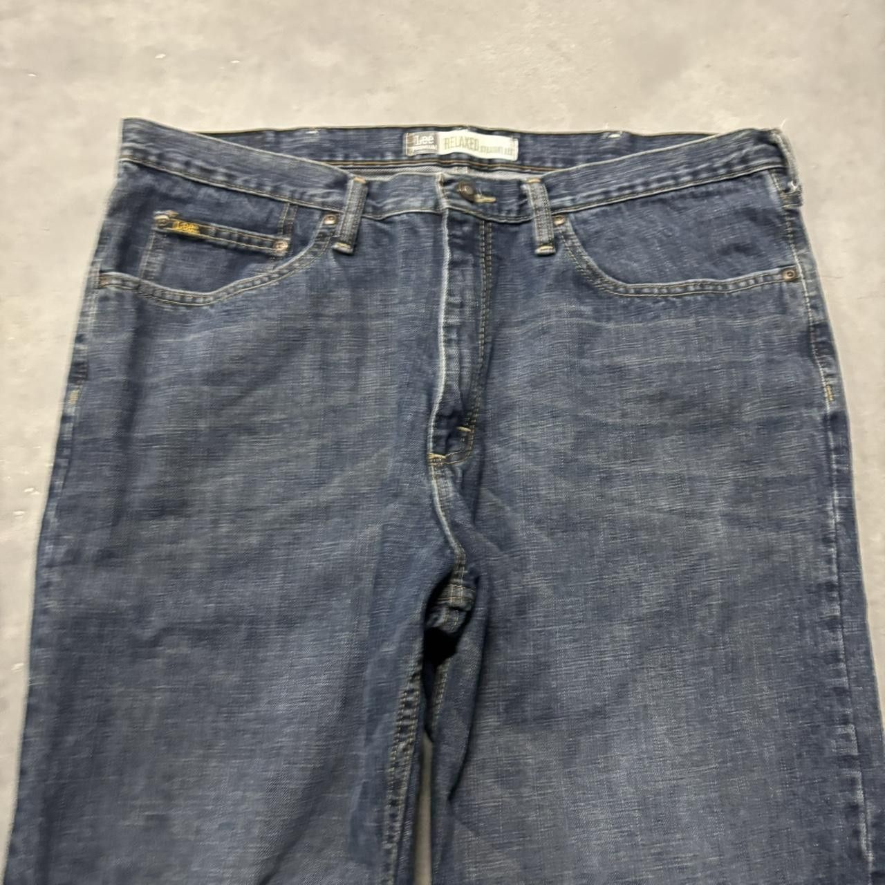 Japanese Brand × Vintage Crazy Vintage Y2K/2000s Grunge Dark Wash Skater Denim Jeans! Size US 36 / EU 52 - 5 Thumbnail