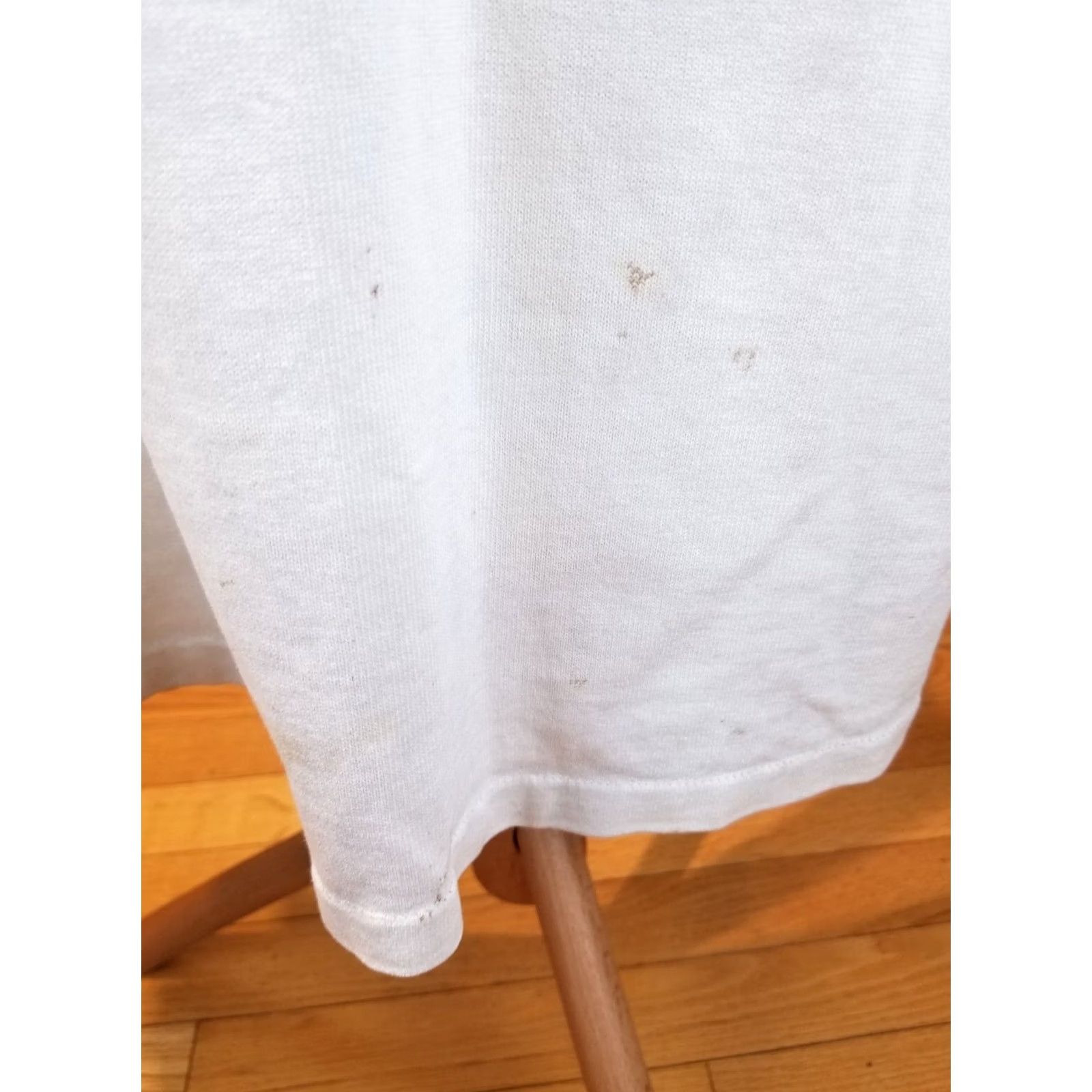 Vintage VINTAGE MT. CARMEL MC CARAVAN FOOTBALL JERSEY SZ LARGE T-Shirt Mens White 70's 30 INCH BACK SEE DETAIL CROSS CHEST 22 INCH TOP TO BOTTOM 30 INCH Size US L / EU 52-54 / 3 - 5 Thumbnail