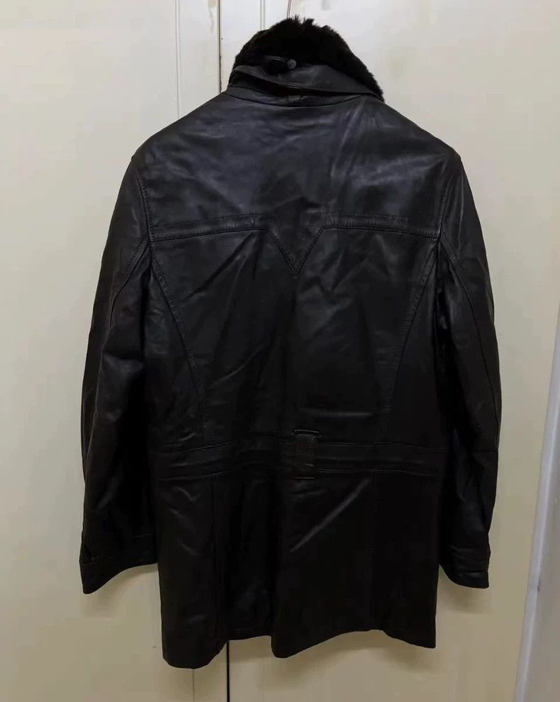 Versace Versace Genuine leather jacket men's jacket top Size US L / EU 52-54 / 3 - 2 Thumbnail