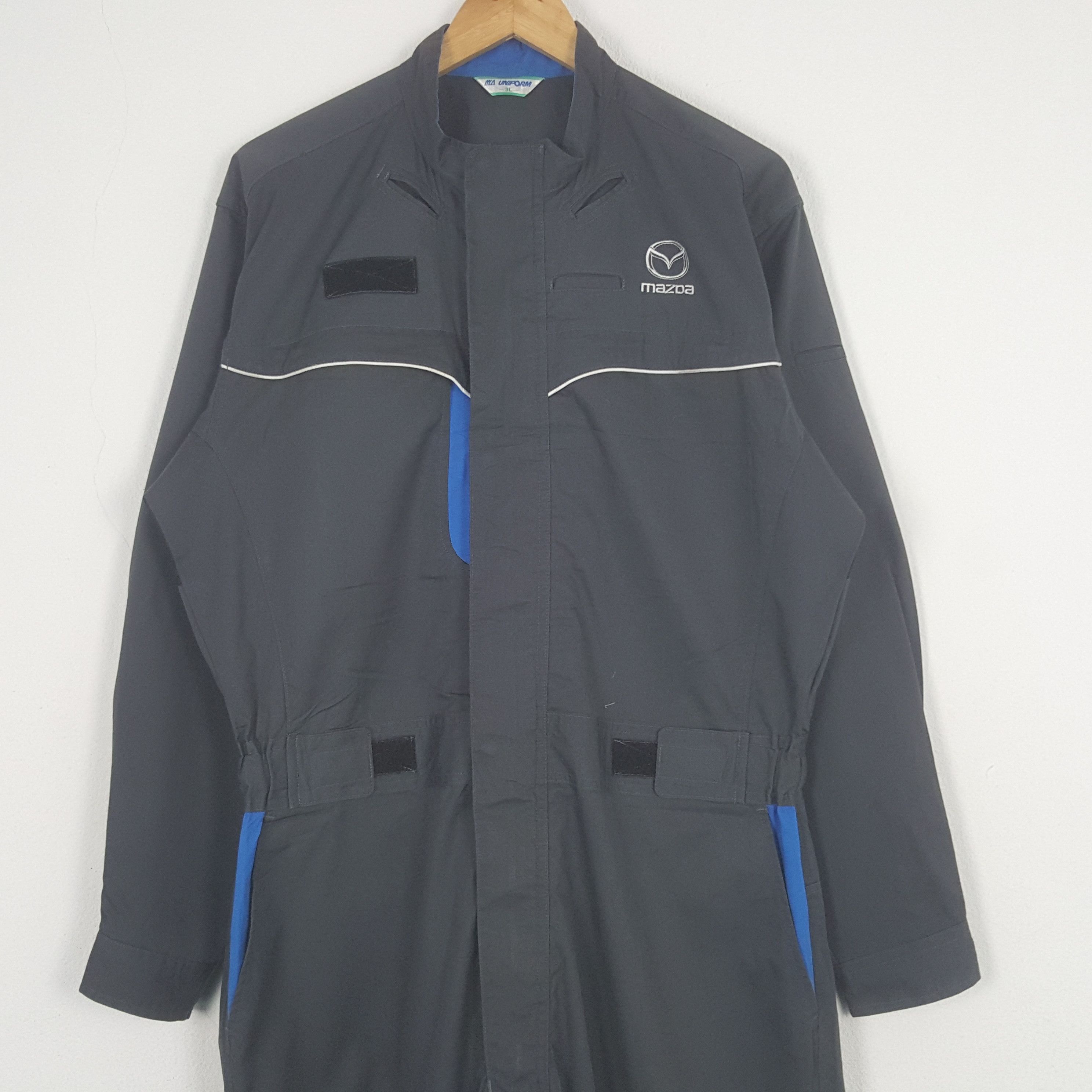 Vintage Vintage Mazda Racing Team Work Coverall Jacket C300N18 Size US M / EU 48-50 / 2 - 5 Thumbnail