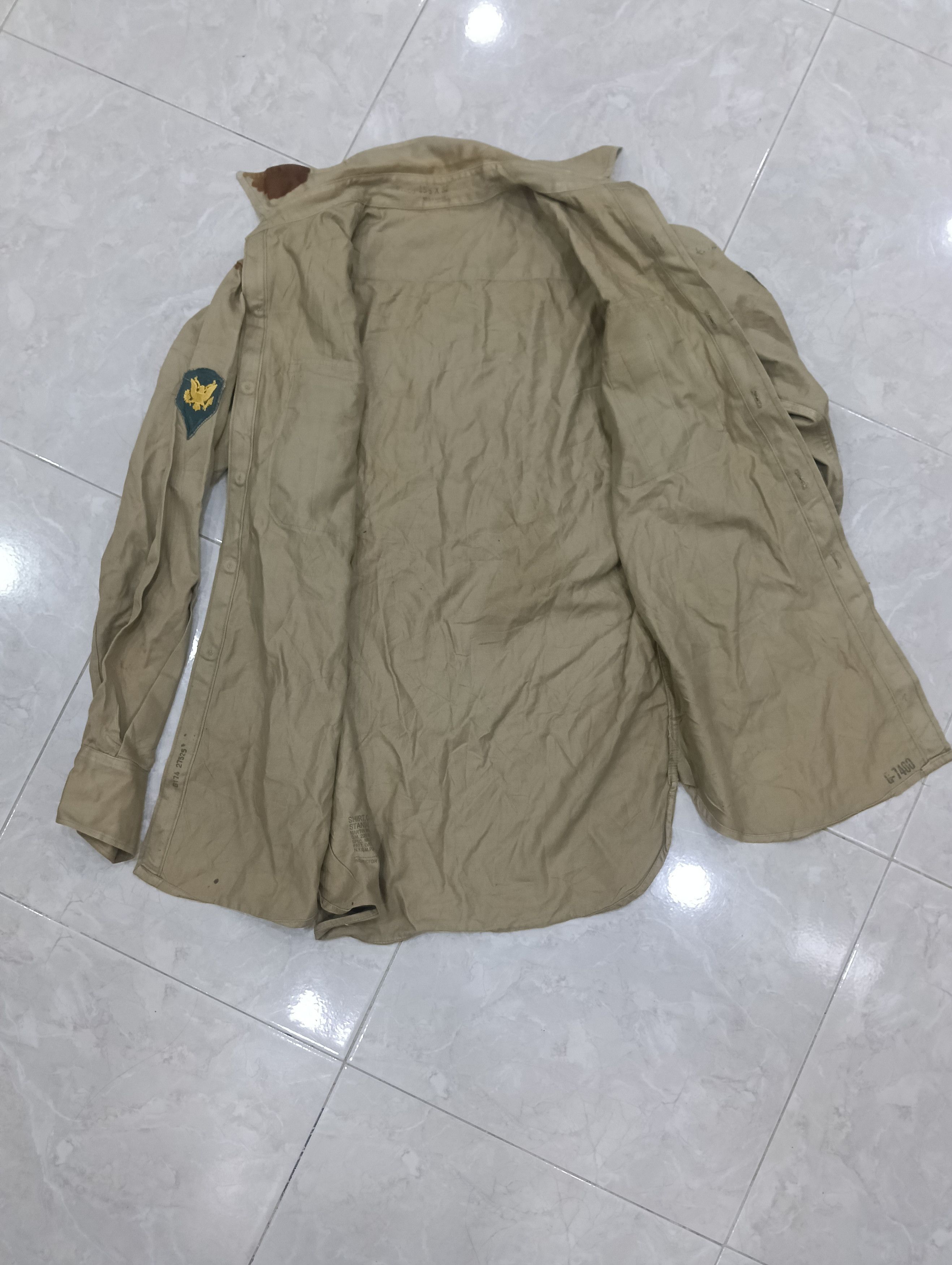 Army Of Me True Vintage 40s/50s Us Army Officer WWll Size US L / EU 52-54 / 3 - 3 Thumbnail