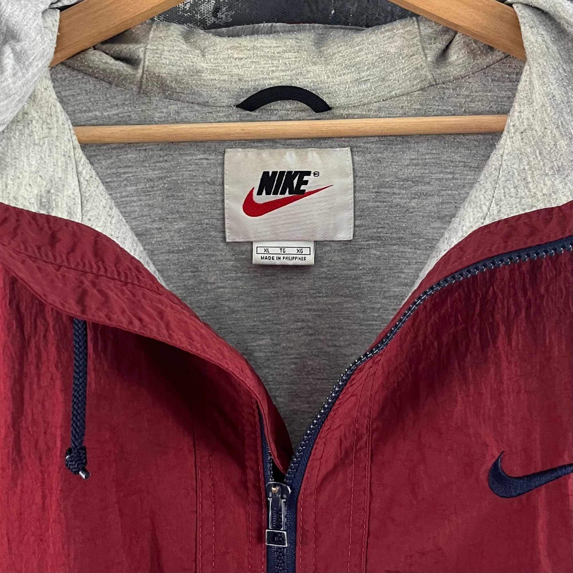 Nike × Vintage Vintage 90’s Nike windbreaker Size US XXL / EU 58 / 5 - 3 Thumbnail