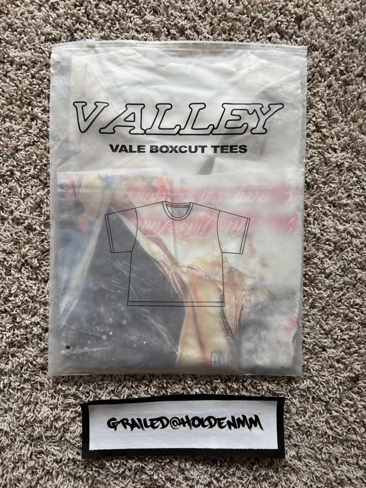 Vale Vale Forever Fated Yours Bling Tee White Valley Dreams Size US L / EU 52-54 / 3 - 12 Thumbnail