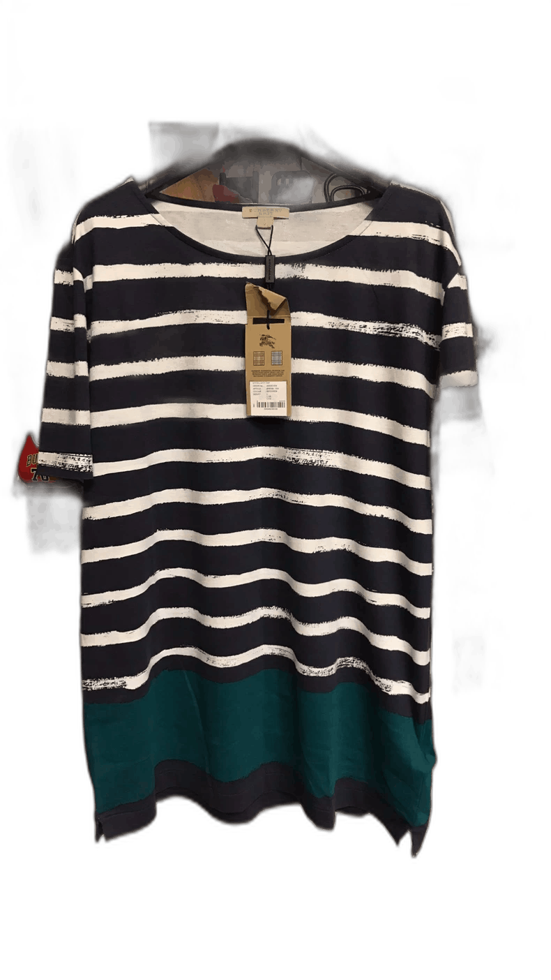 Burberry Burberry Short Sleeve Striped T-Shirt Size US XL / EU 56 / 4 - 1 Thumbnail