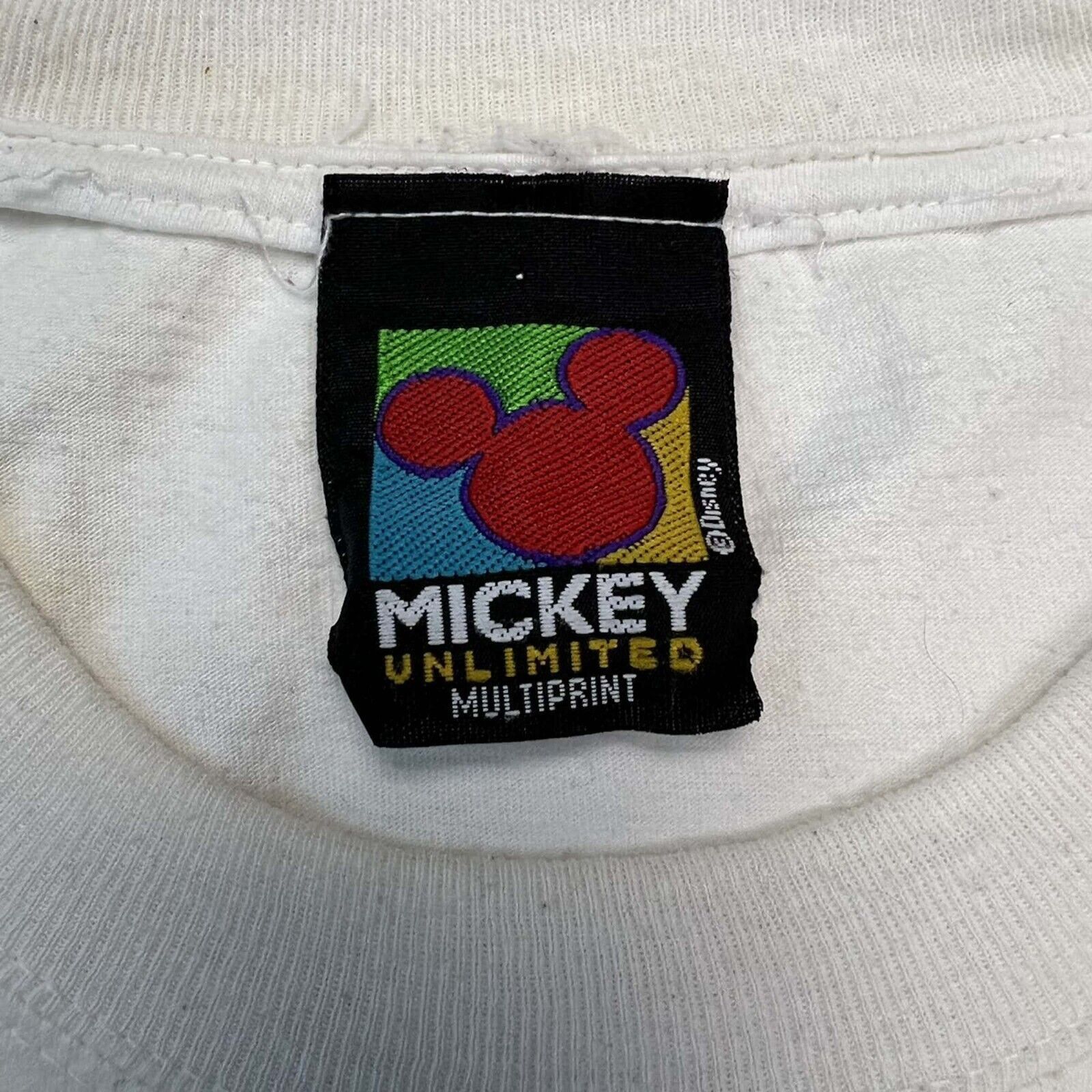 Disney × Mickey Mouse × Vintage Vintage 90s Mickey Mouse T Shirt Disney Short Sleeve Tee Size US L / EU 52-54 / 3 - 7 Thumbnail