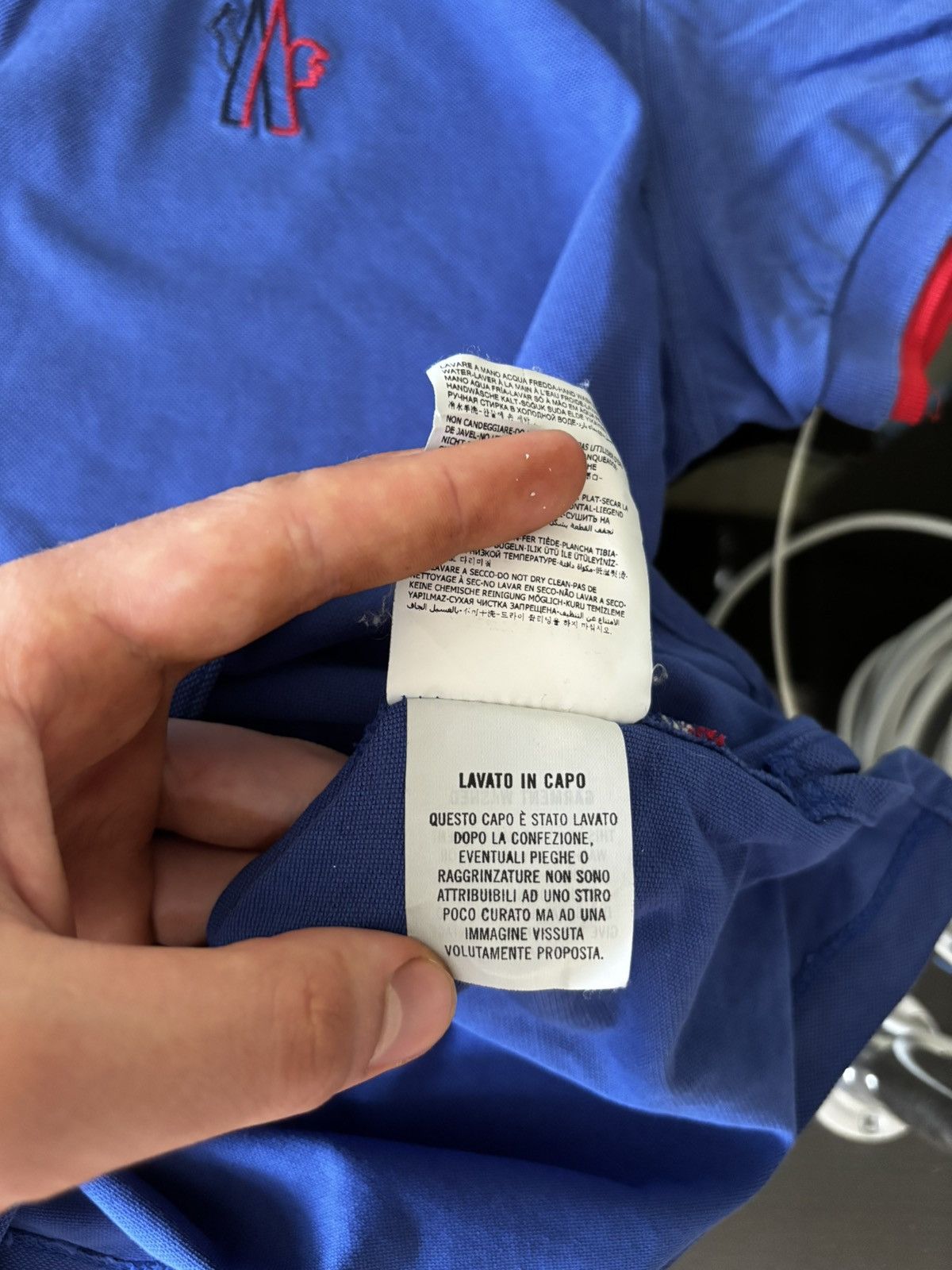 Moncler 🔥 Moncler Polo T-shirt 🔥 Size US L / EU 52-54 / 3 - 14 Thumbnail