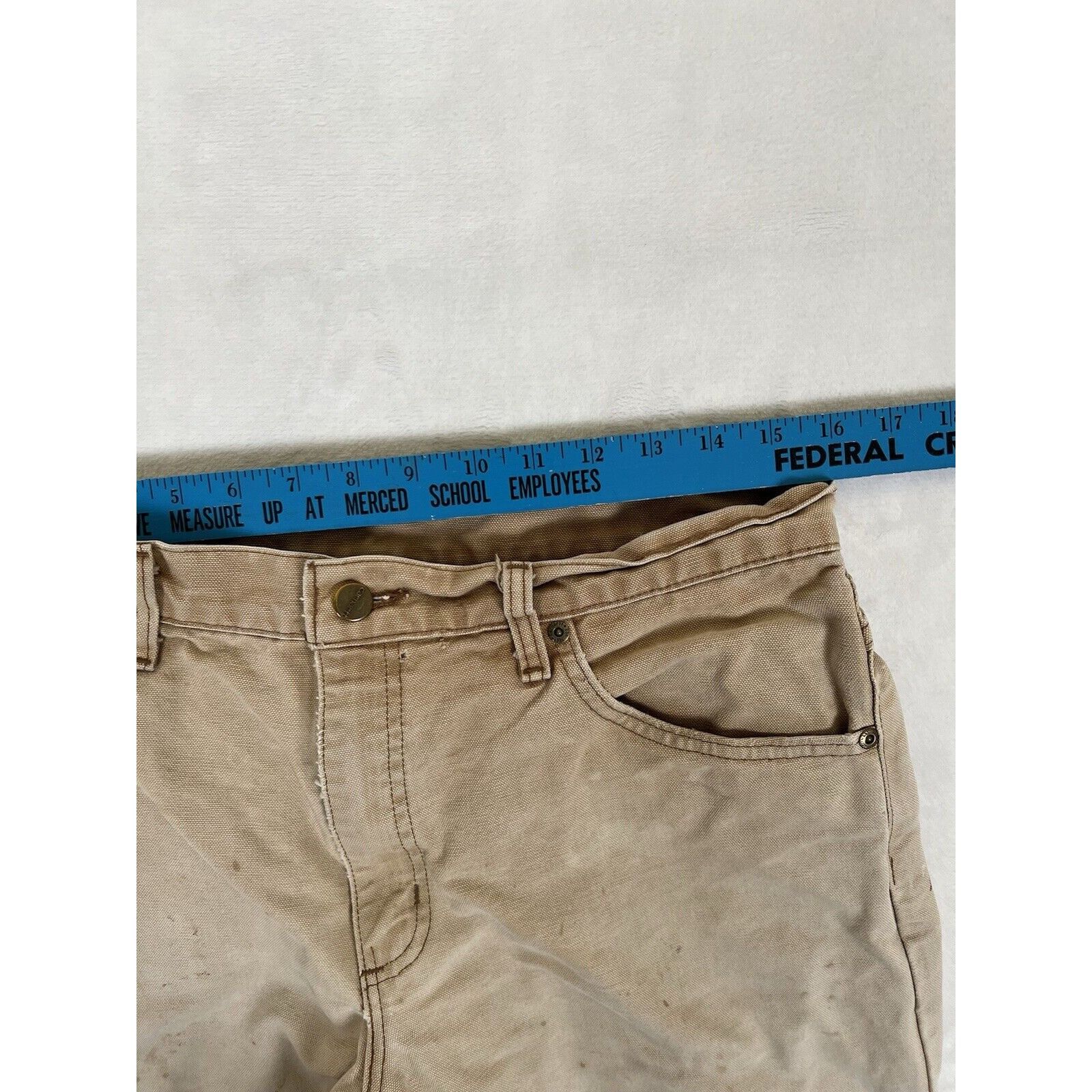 Carhartt Vintage Carhartt B72 BRN Pants Size 32x30 USA Made Stained G Size US 32 / EU 48 - 7 Thumbnail