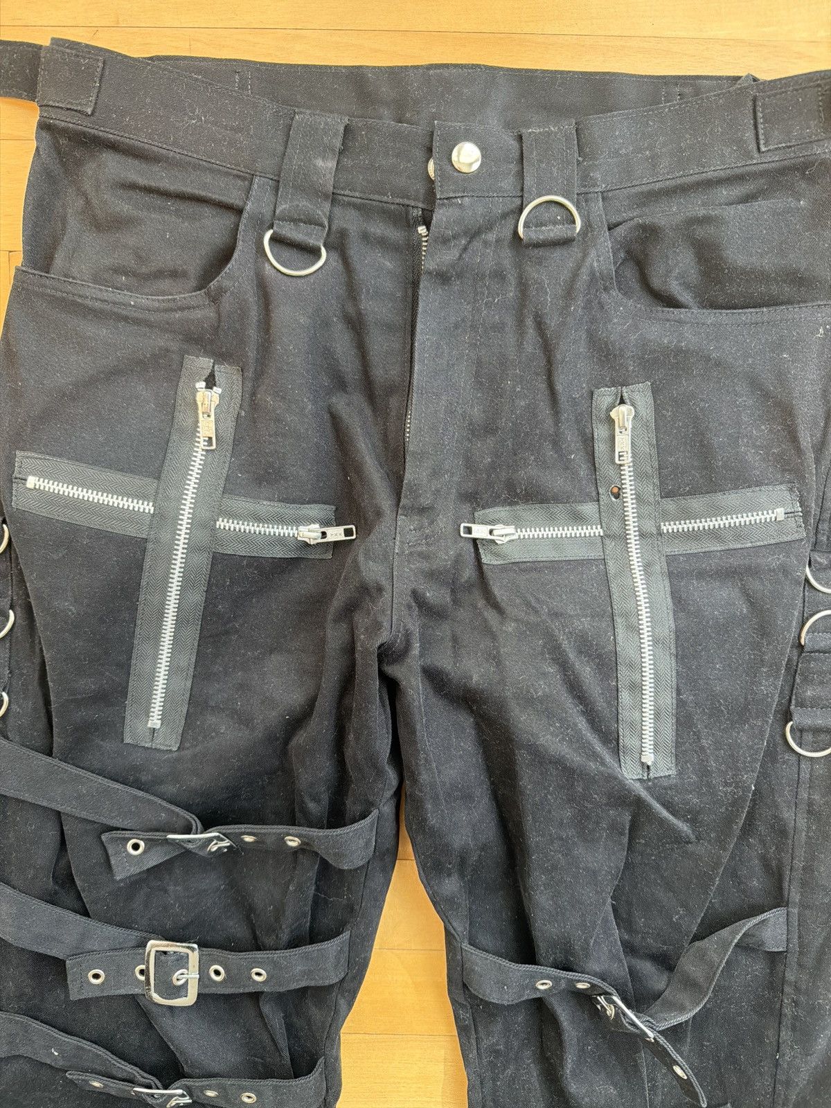 Other Black Bondage Pants Size US 32 / EU 48 - 4 Thumbnail