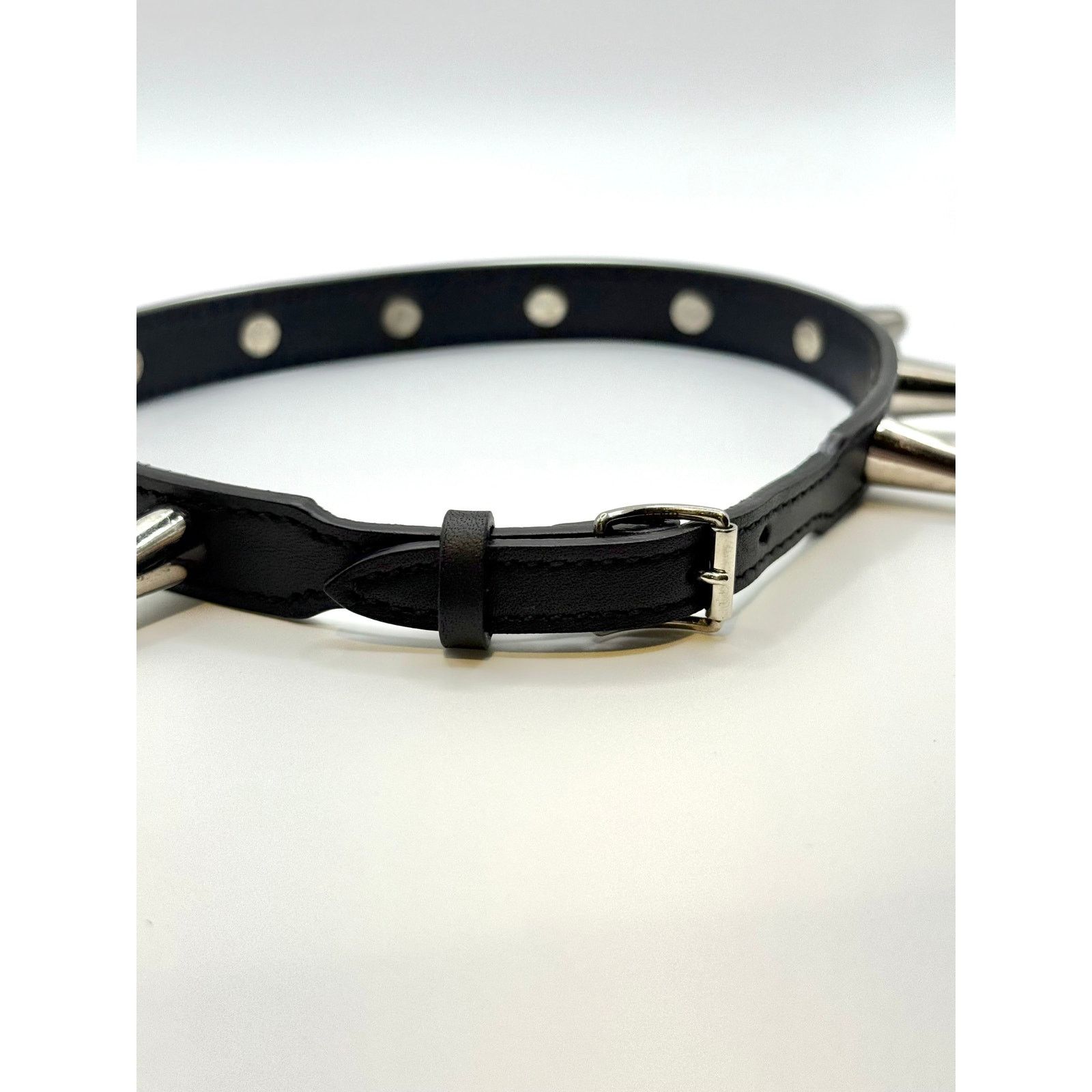 Gucci 2000s Gucci spike leather chocker necklace Size ONE SIZE - 6 Thumbnail