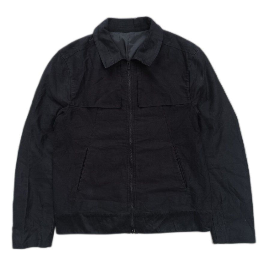 Black Barrett blackbarrett by neil barrett work canvas suede jacket sample Size US M / EU 48-50 / 2 - 1 Thumbnail