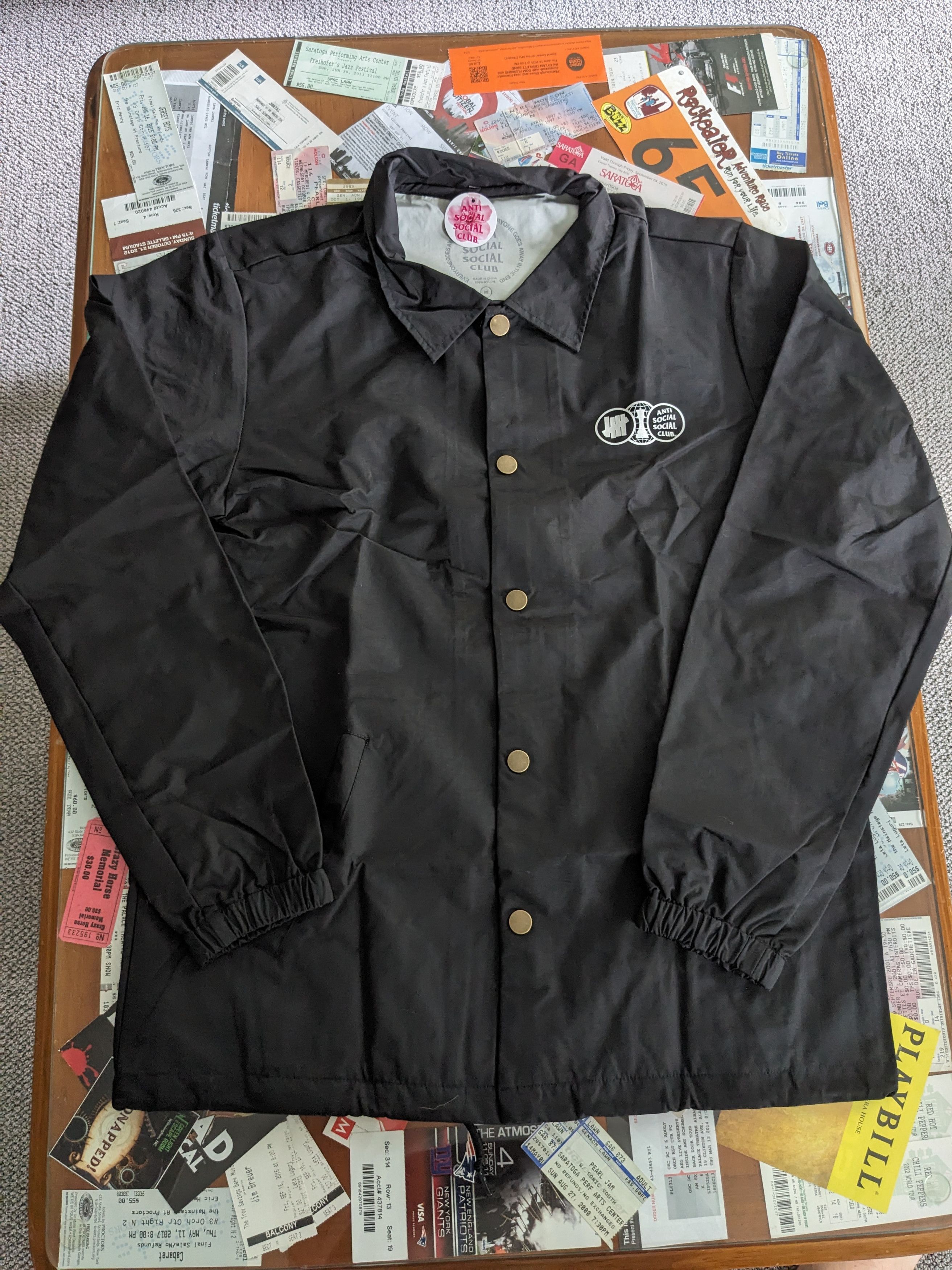 Anti Social Social Club × Undefeated Anti Social Social Club x Undefeated Position Coach Jacket Size US M / EU 48-50 / 2 - 1 Thumbnail