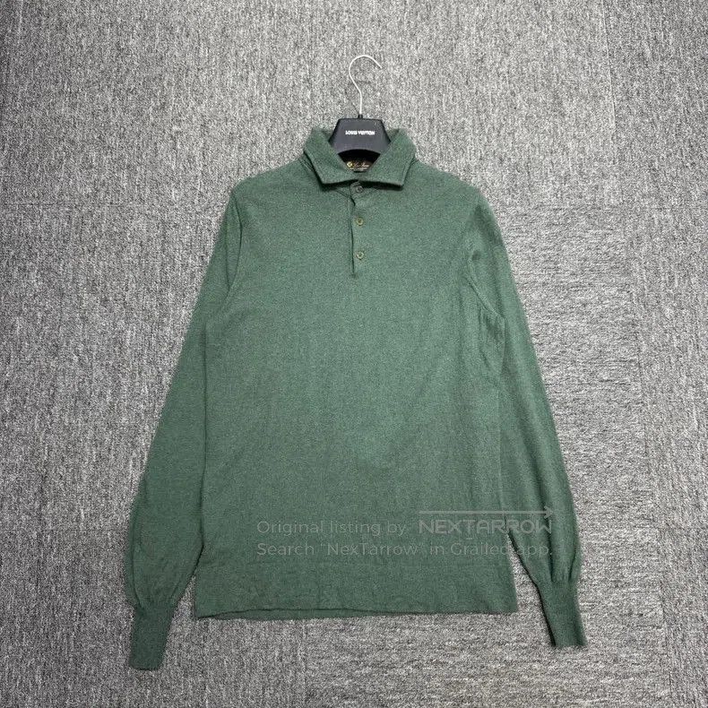 Loro Piana Loro Piana Solid Cashmere Polo Sweater. Size US L / EU 52-54 / 3 - 1 Thumbnail
